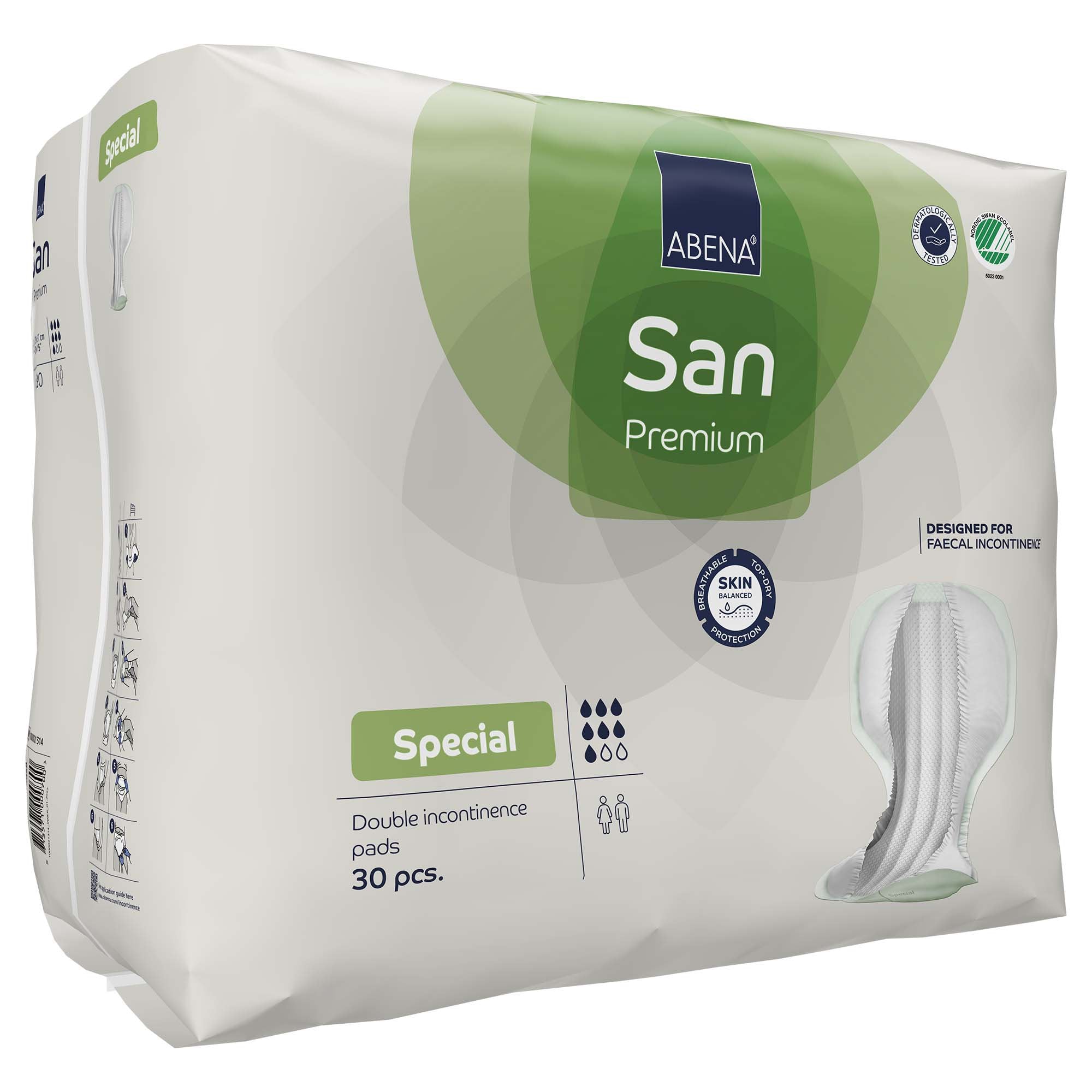 Abena® San Premium Bladder Protection Pads, Special (30 Units)