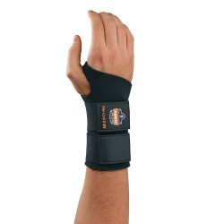 Wrist Support ProFlex® 670 Ambidextrous Double Strap Neoprene Left or Right Hand Black Medium (1 Unit)