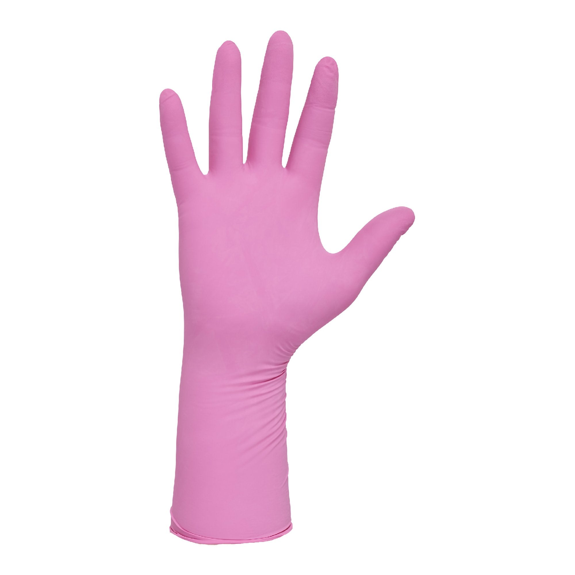 Pink Underguard Nitrile Extended Cuff Length Exam Glove, Medium, Pink (1000 Units)