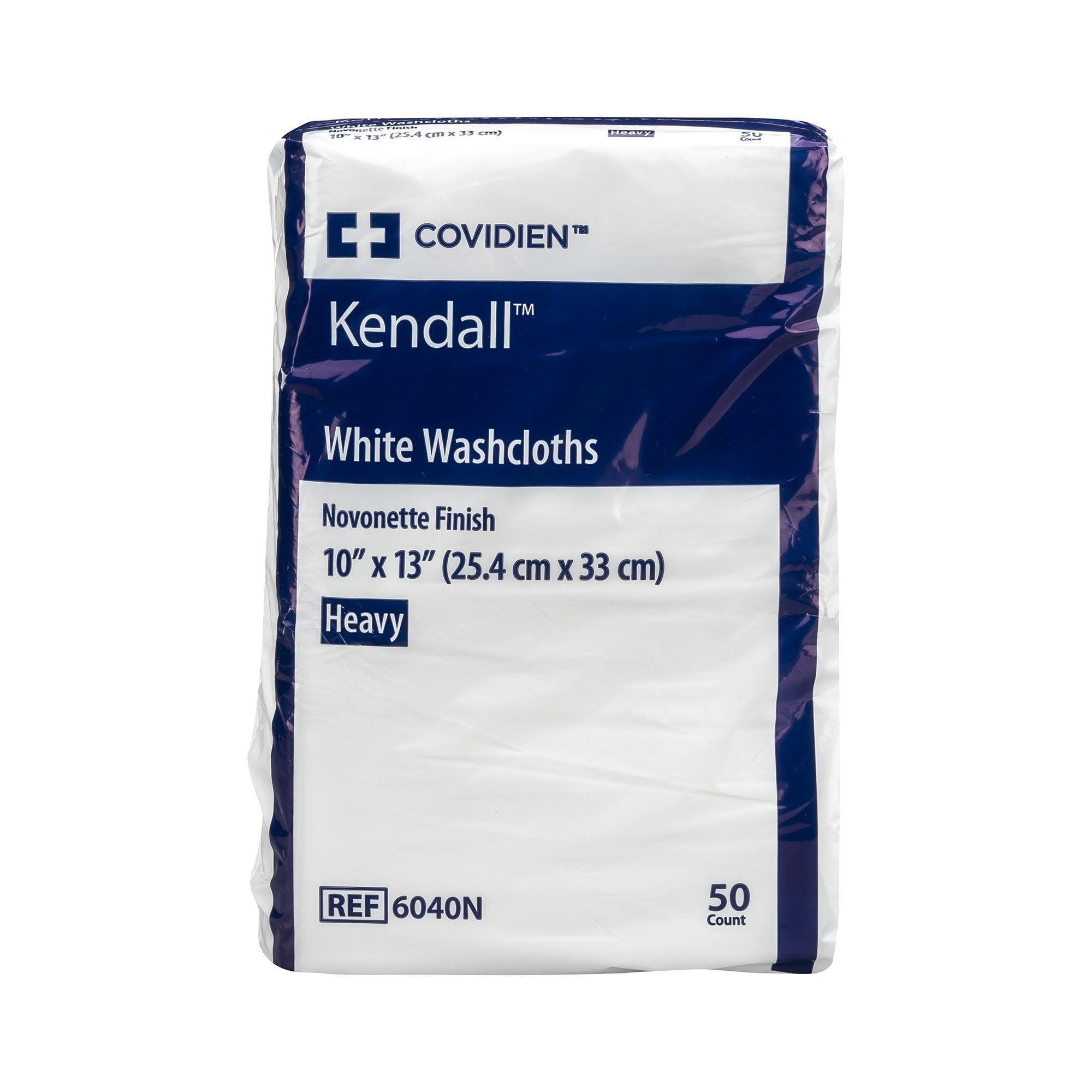 Kendall™ White Washcloth, 10 x 13 Inch (1 Unit)