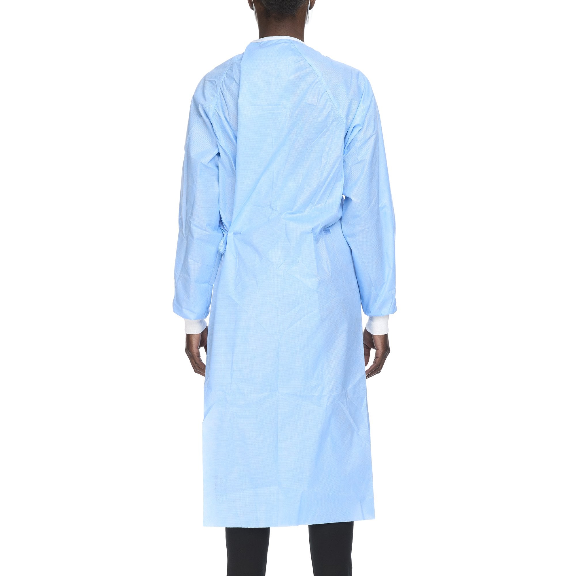 Halyard Basics Non-Reinforced Surgical Gown with Towel, Large, Blue (20 Units)