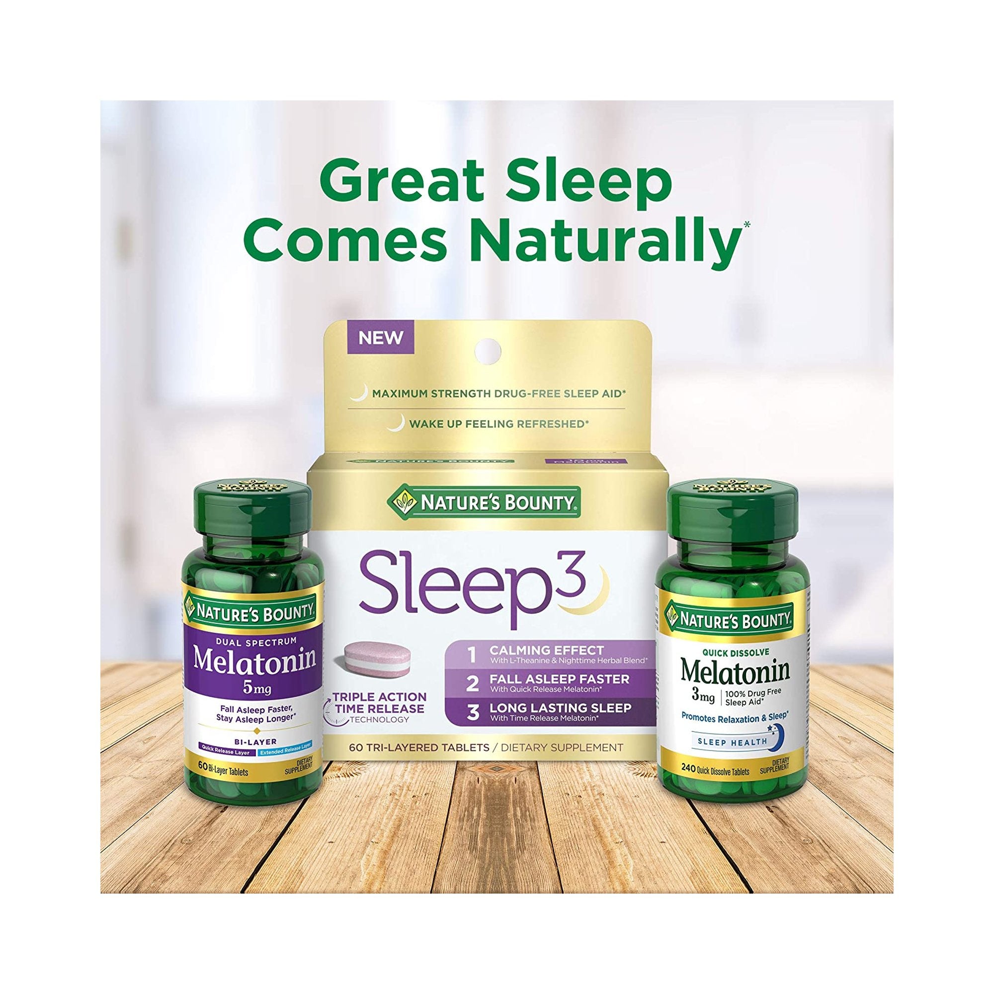 Nature's Bounty® Melatonin Natural Sleep Aid (1 Unit)