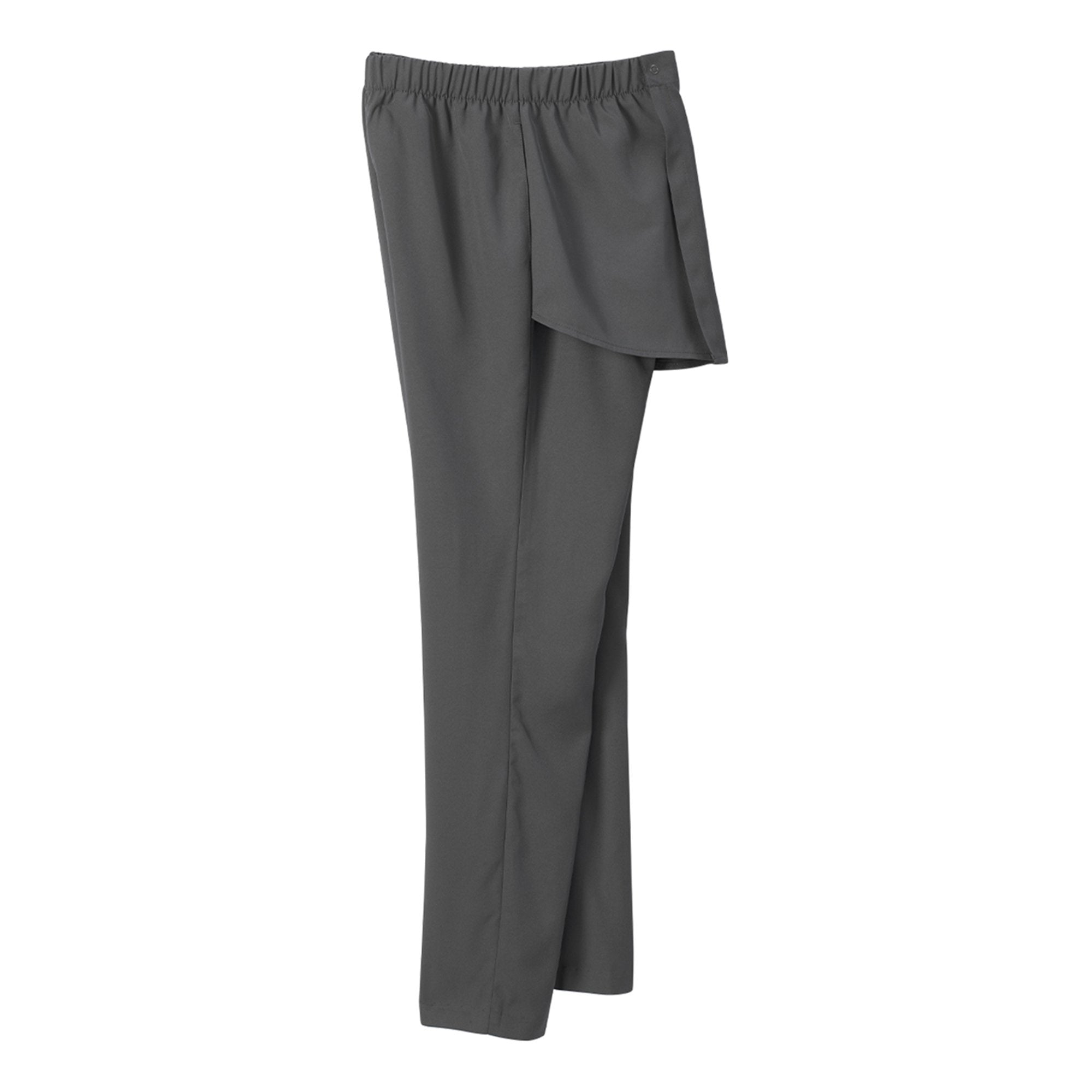 Silverts® Women's Open Back Gabardine Pant, Pewter, Medium (1 Unit)