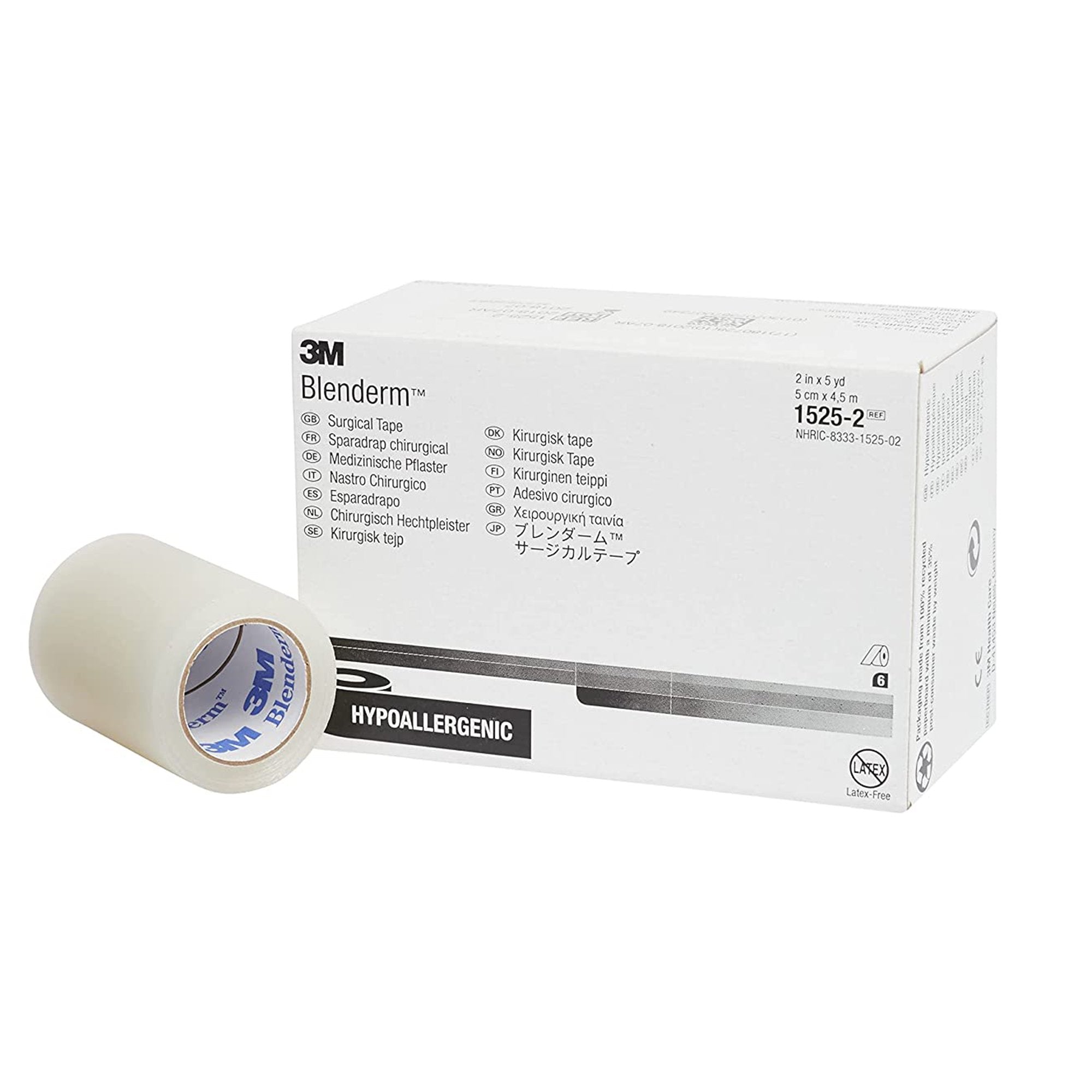 3M™ Blenderm™ Plastic Medical Tape, 2 Inch x 5 Yard, Transparent (6 Units)