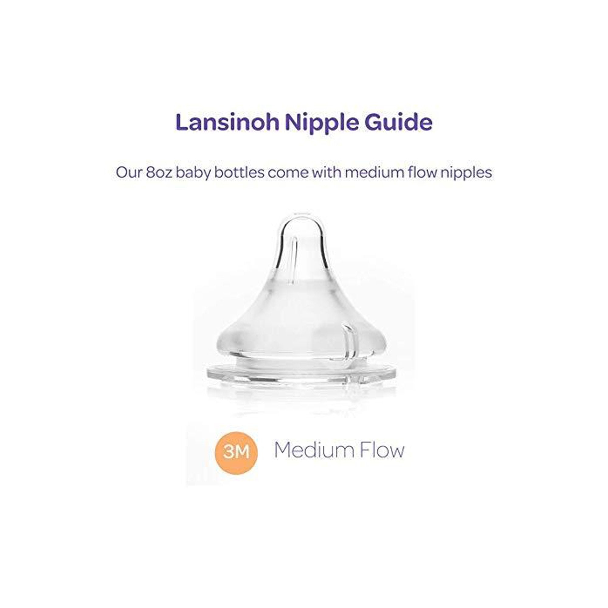 Lansinoh® Baby Bottle, 8 ounce (4 Units)