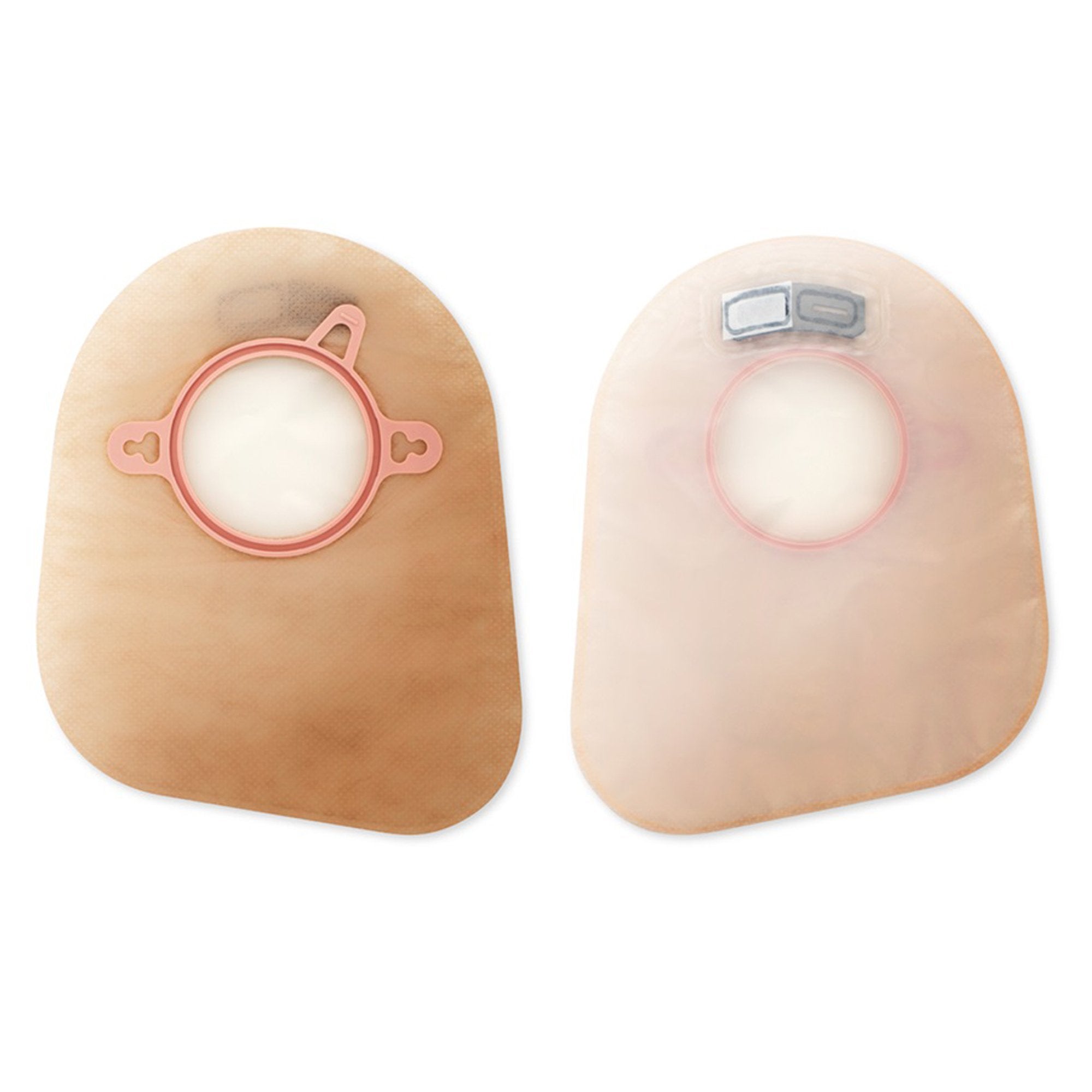 New Image™ Two-Piece Closed End Beige Filtered Ostomy Pouch, 7 Inch Length, 1¾ Inch Flange (60 Units)