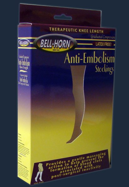 Bell-Horn® Knee Length Anti-Embolism Stockings, Medium, Beige (1 Unit)