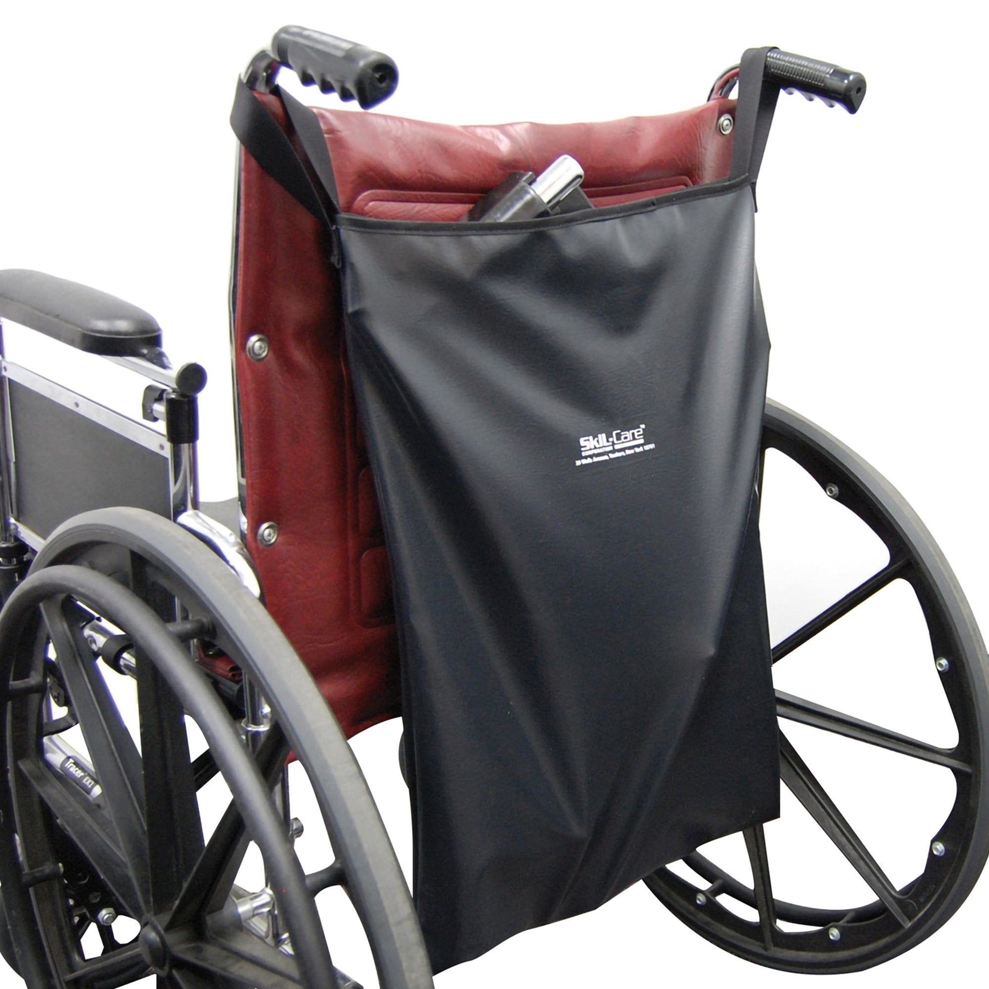 SkiL-Care™ Vinyl Footrest Bag for use with Wheelchair, 14 x 22 Inch (1 Unit)