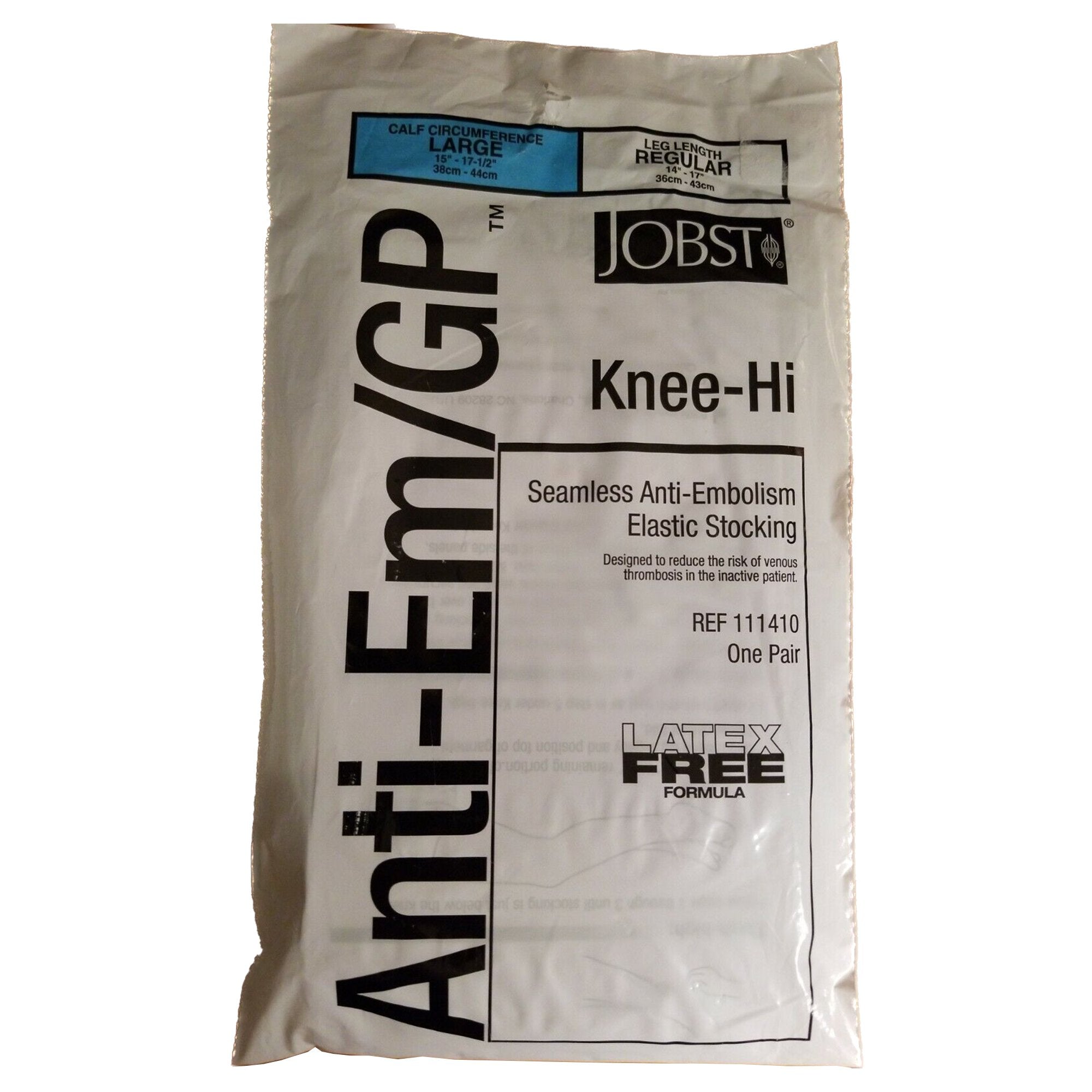 JOBST® Anti-Em/GP™ Knee High Anti-embolism Stockings, Large / Regular (12 Units)