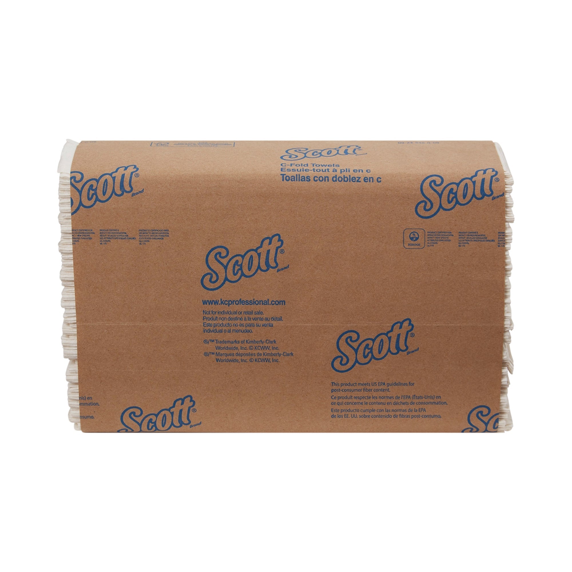 Scott® Essential C-Fold Paper Towels, Bulk Pack, 2400 Units, Eco-Friendly