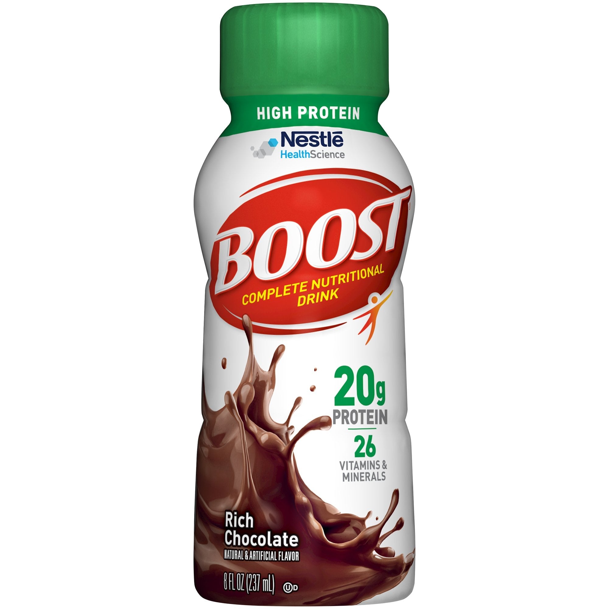 Boost High Protein Rich Chocolate Nutritional Drink, 8oz - 6 Pack