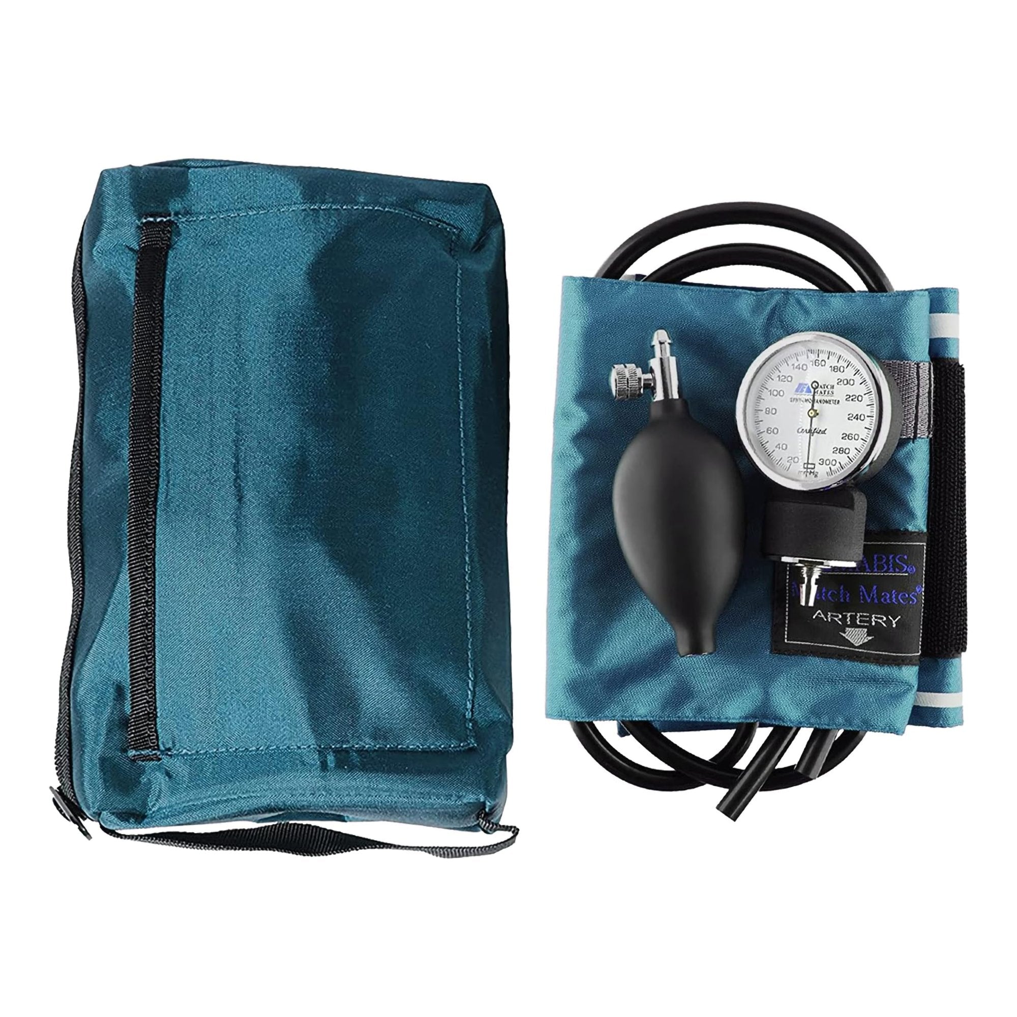 Mabis® Match Mates Manual Aneroid / Stethoscope Set, Teal (1 Unit)