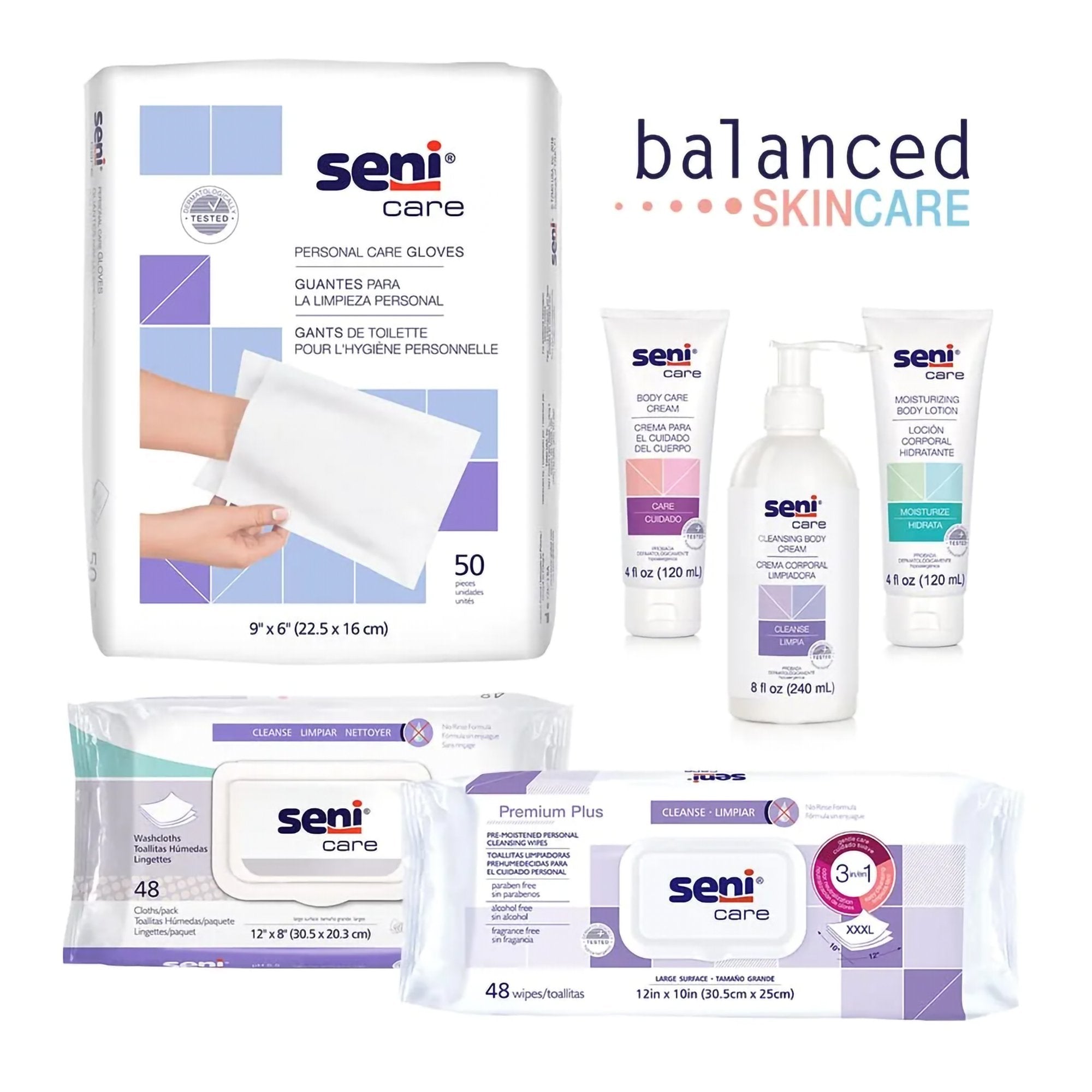 Seni® Care Wash Glove (600 Units)