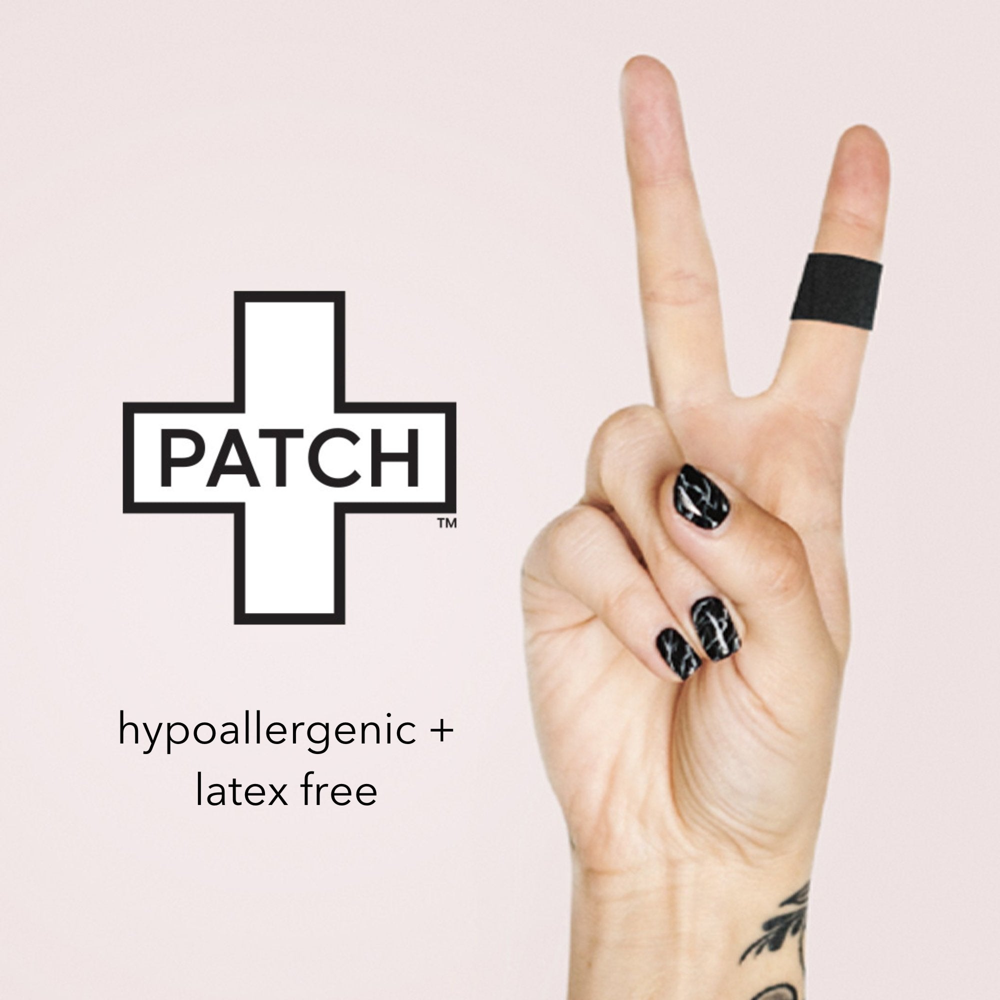 Patch™ Adhesive Strip with Charcoal, 3/4 x 3 Inch (1 Unit)