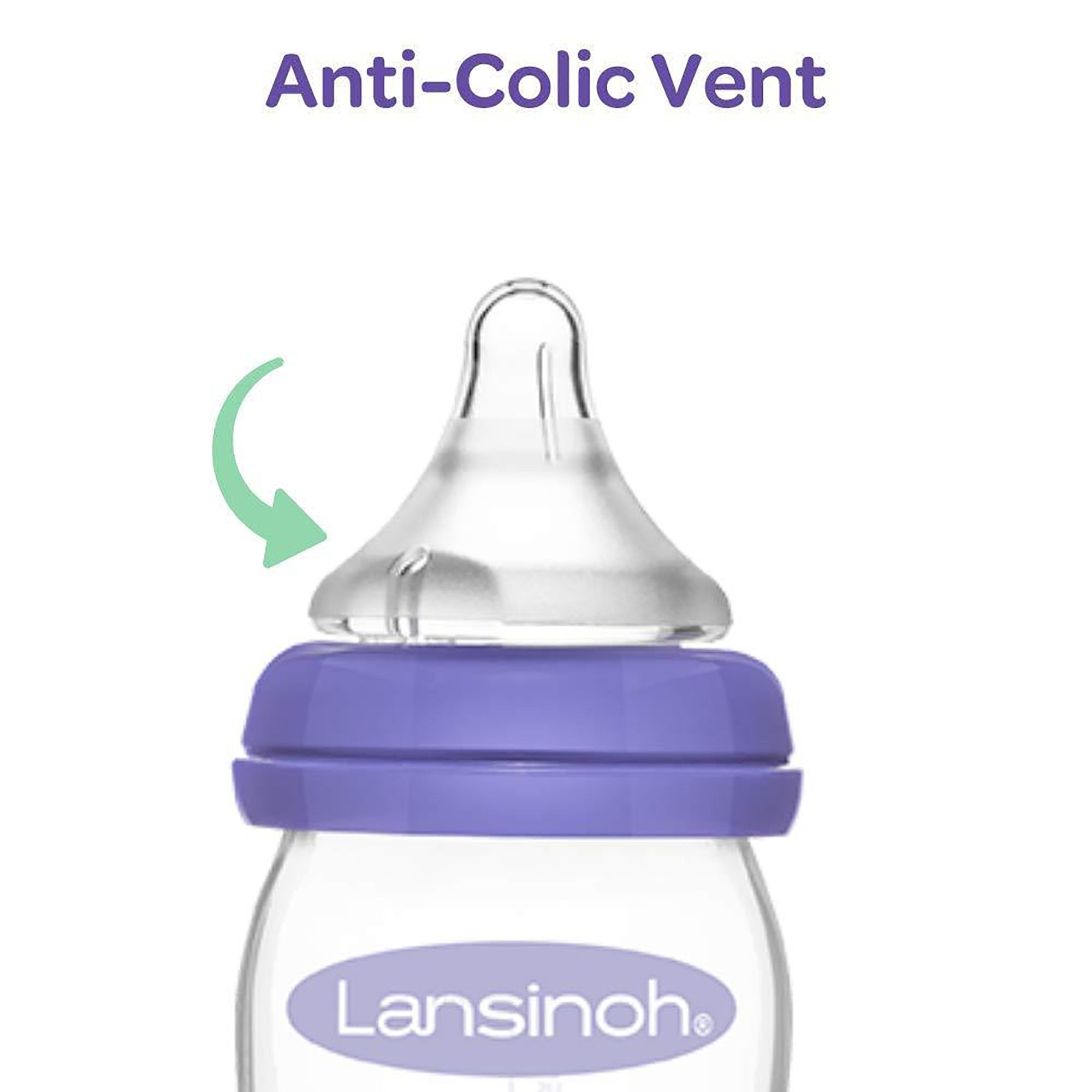 Lansinoh® Baby Bottle, 8 ounce (4 Units)