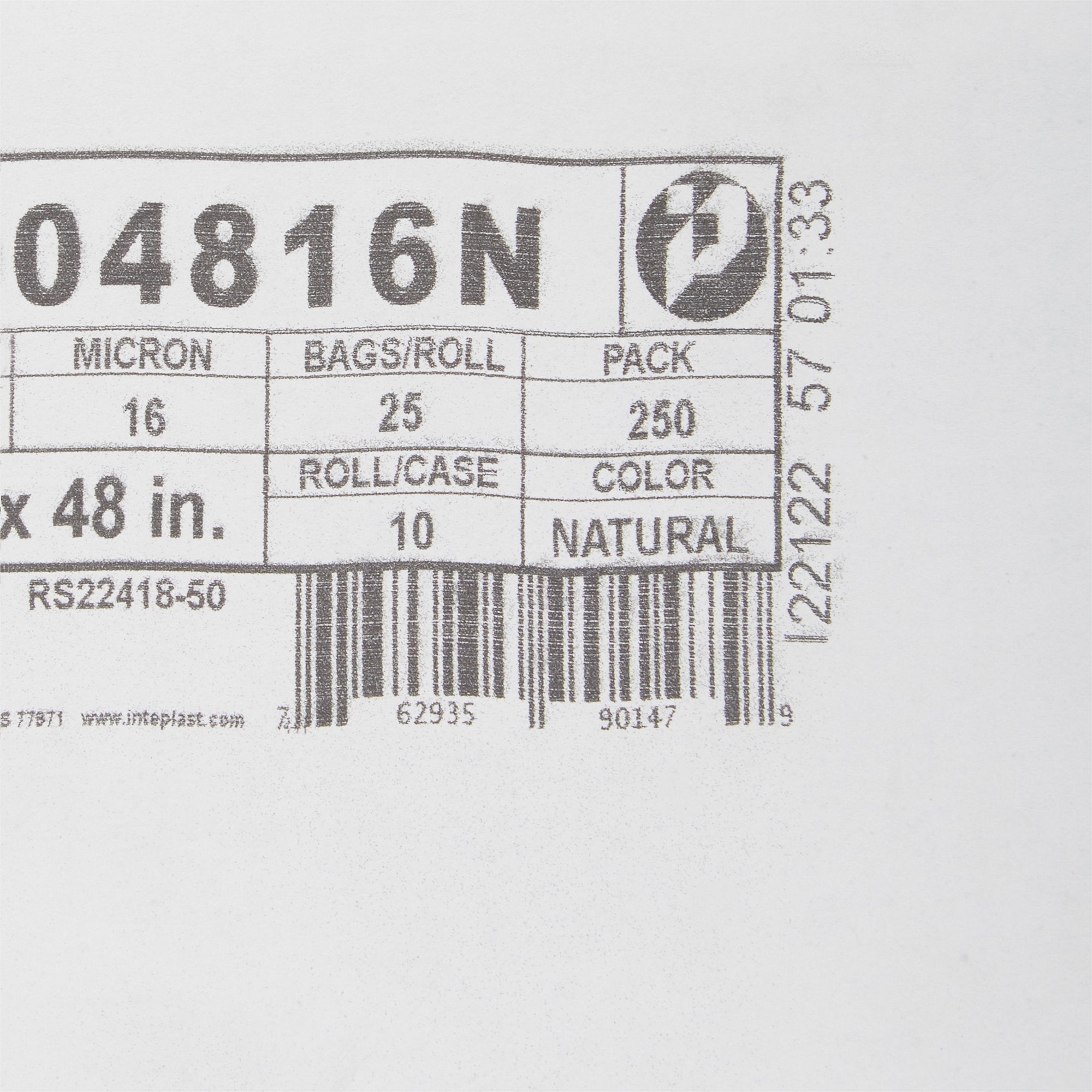 McKesson Extra Heavy Duty Trash Bag, Clear, 45 gal. (250 Units)