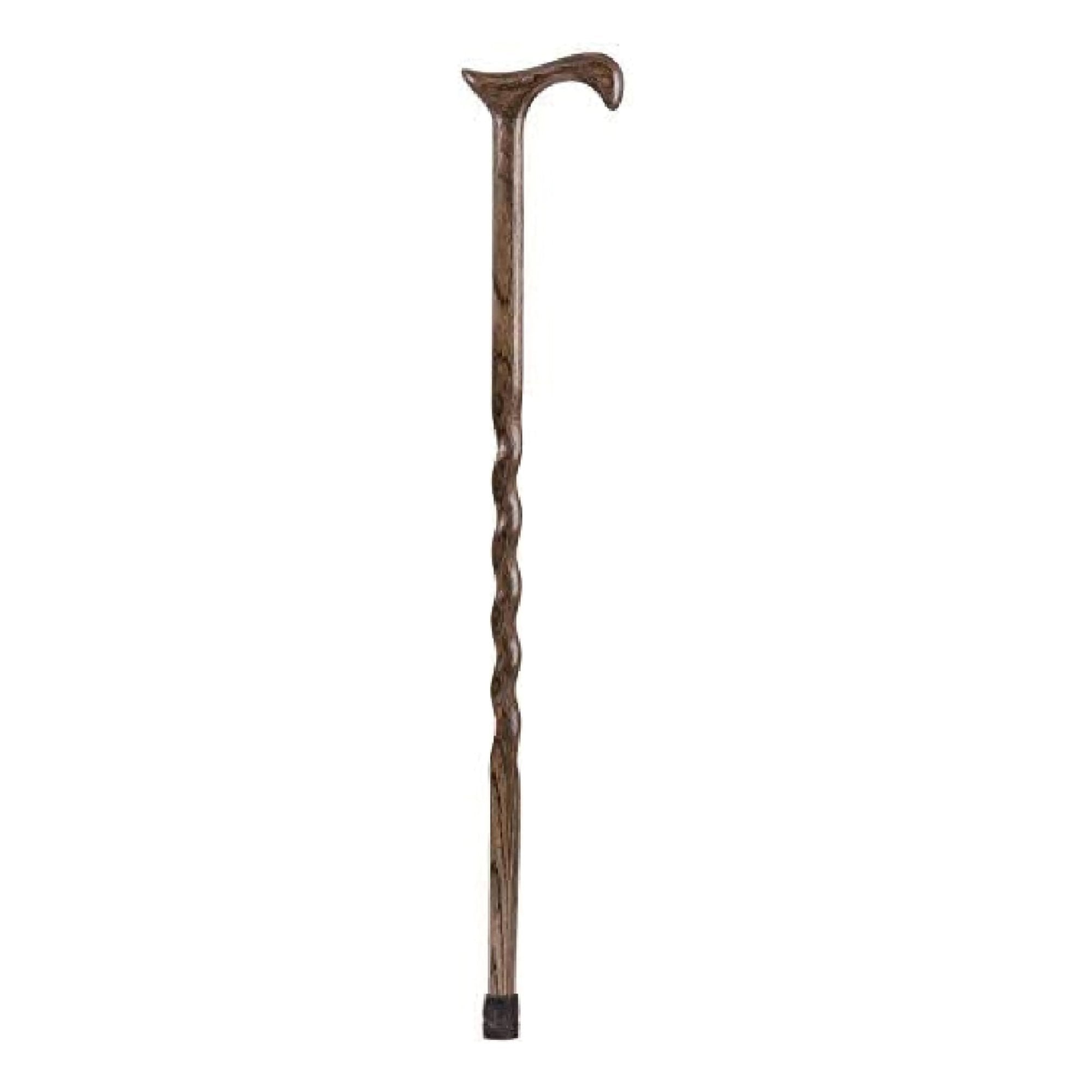 Brazos™ Twisted Oak Derby Cane, 37 Inch Height, Flint Color (1 Unit)