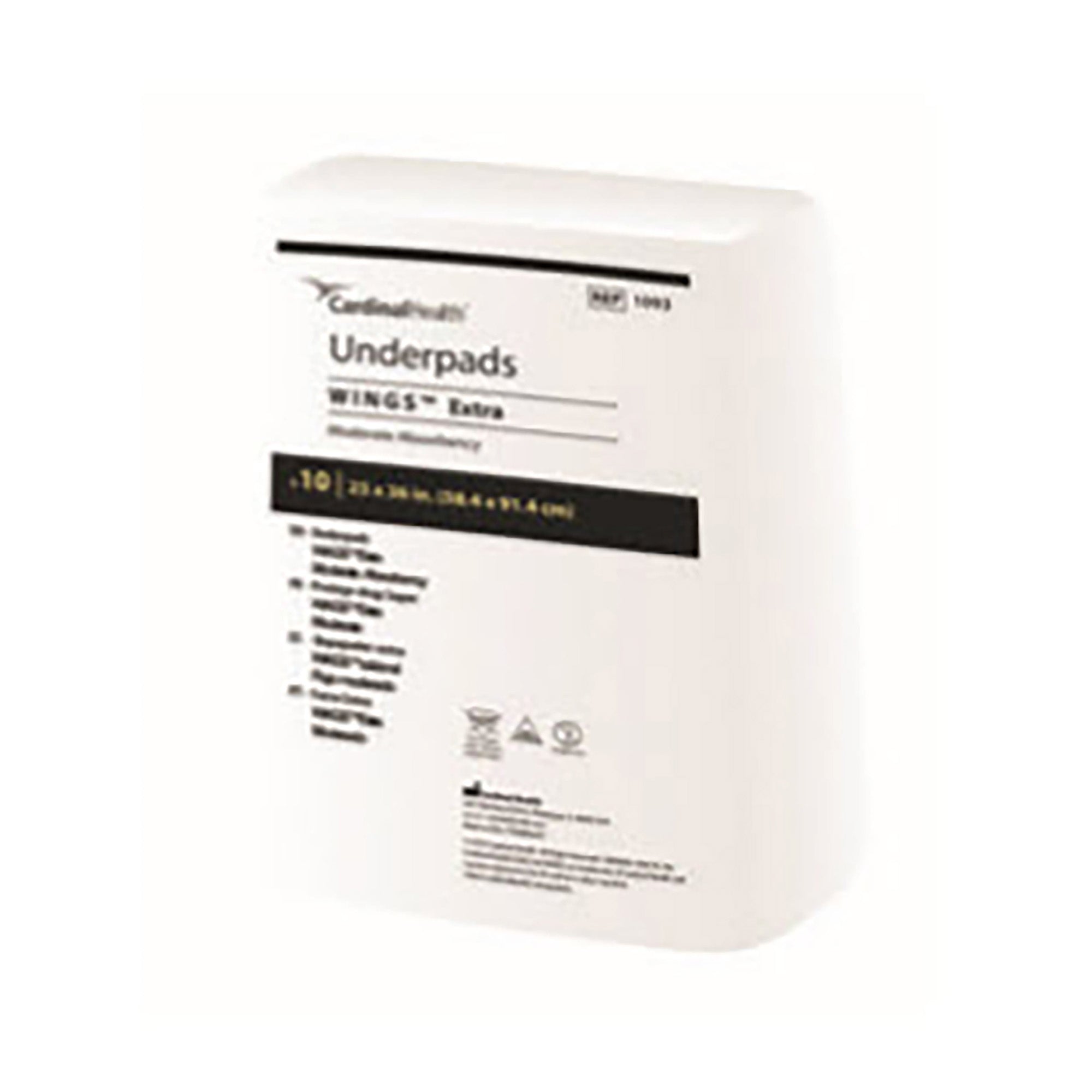 Simplicity Basic Disposable Underpads 23x36" Light Absorbency - 150 Pack