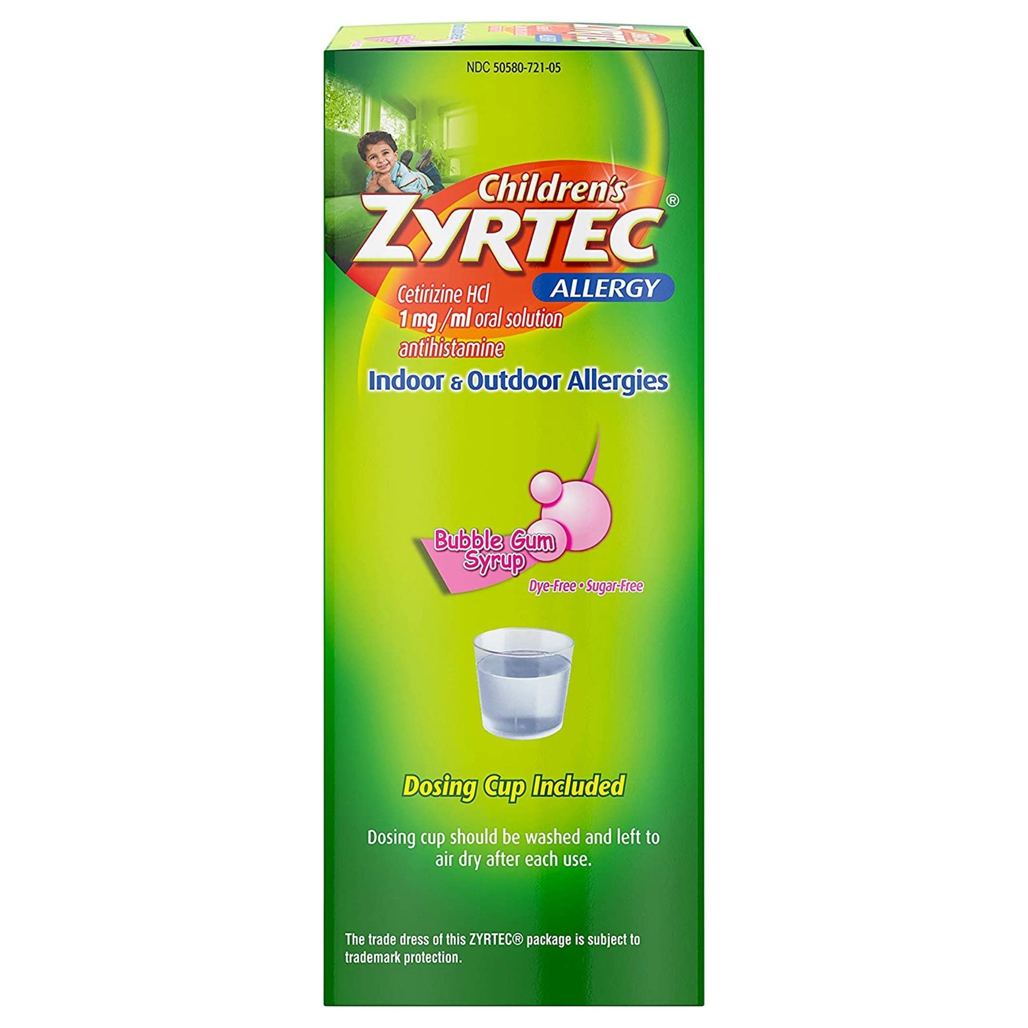 Children's Zyrtec Cetirizine Allergy Relief (1 Unit)