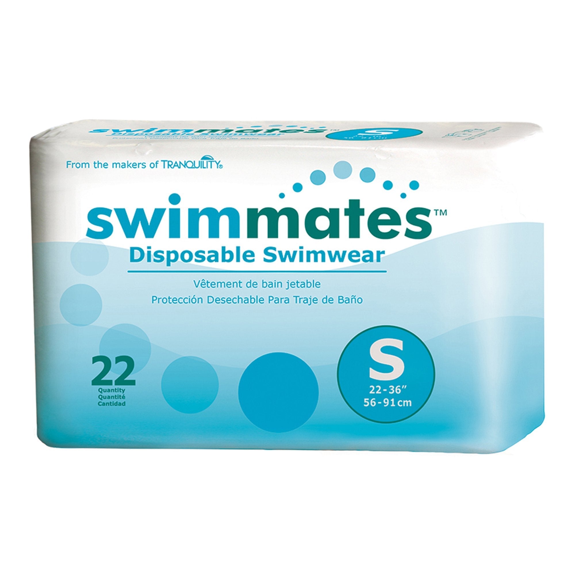 Swimmates™ Bowel Containment Swim Brief, Small (4 Units)