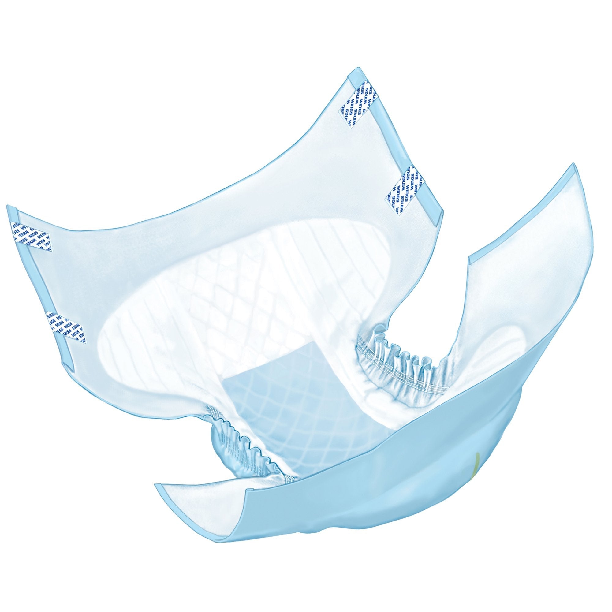 Wings™ Plus Heavy Absorbency Incontinence Brief, Small (96 Units)