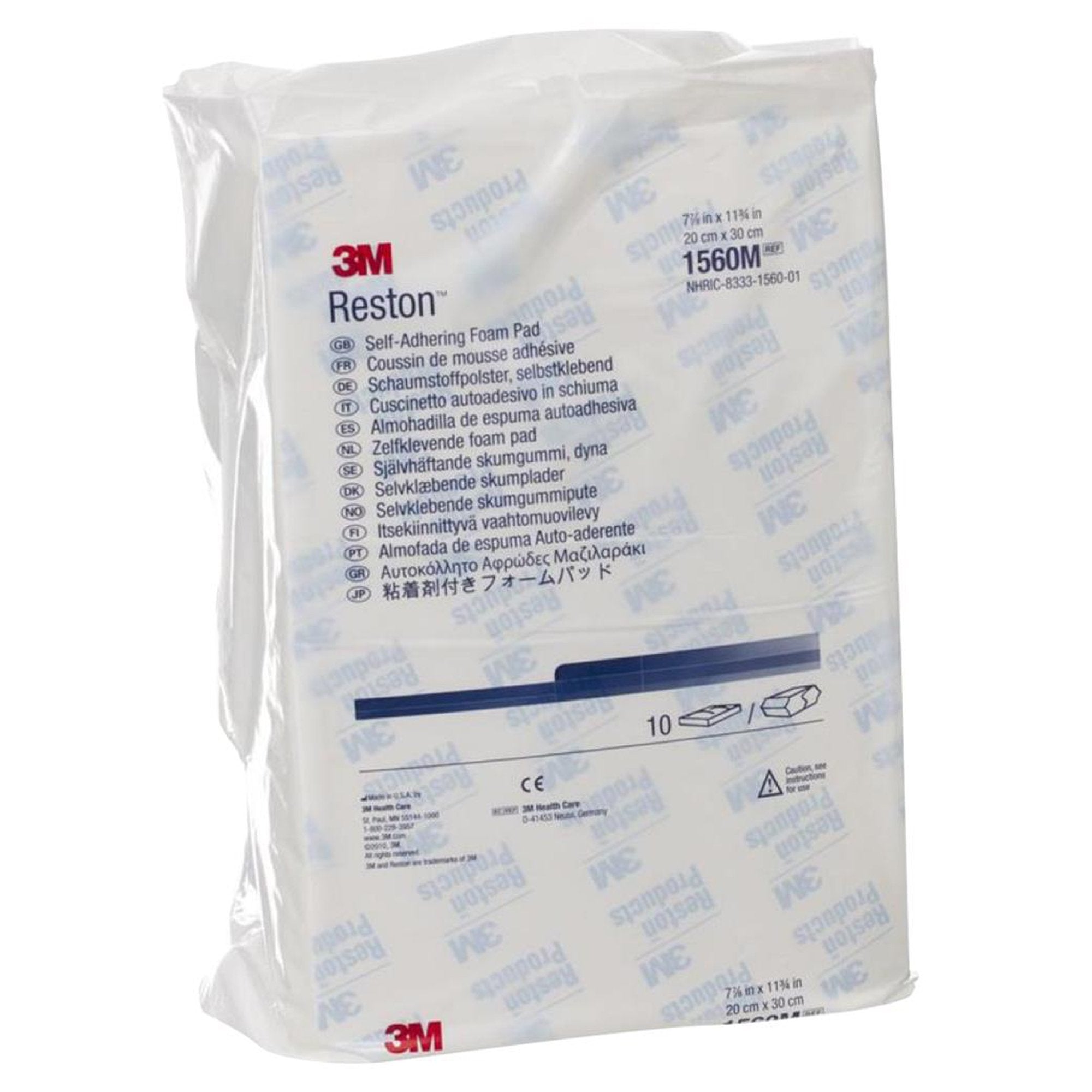 3M™ Reston™ Self-Adhering Pad, 7-7/8 x 11¾ Inch (10 Units)