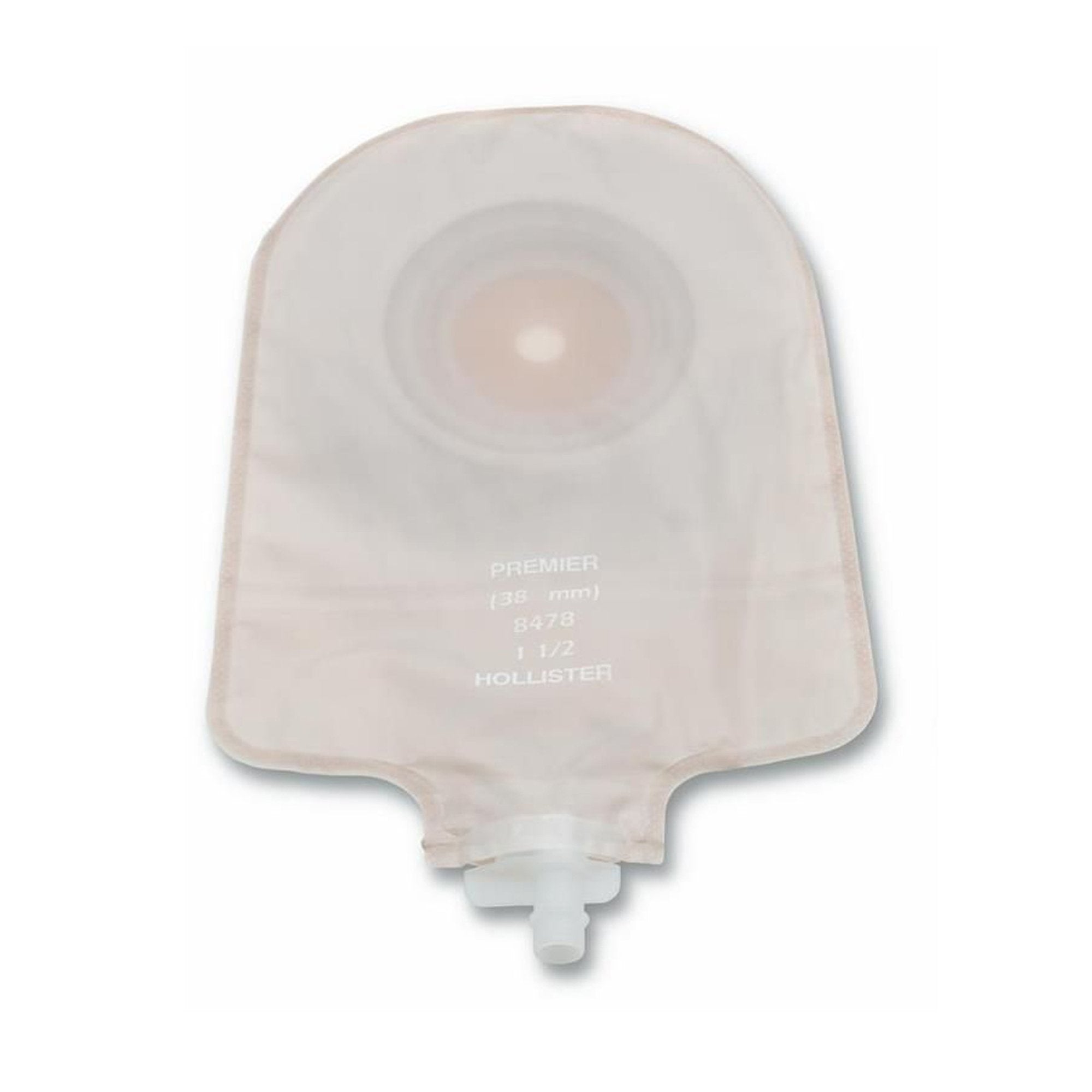 Premier™ One-Piece Drainable Transparent Urostomy Pouch, 9 Inch Length, 1½ Inch Stoma (5 Units)