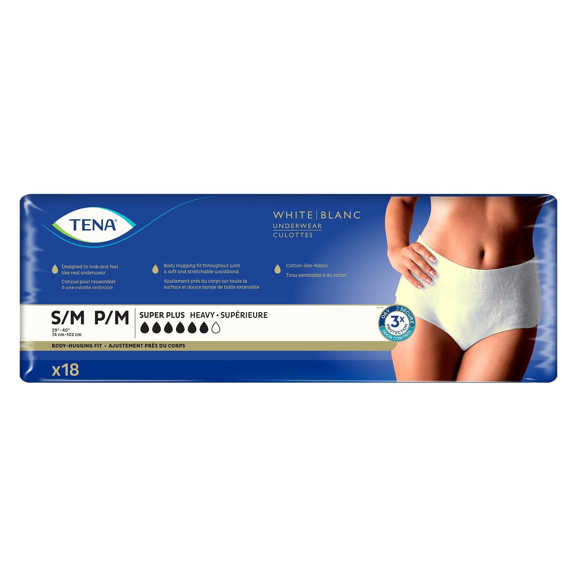 Tena Women Super Plus Absorbent Underwear S/M - Comfort & Protection