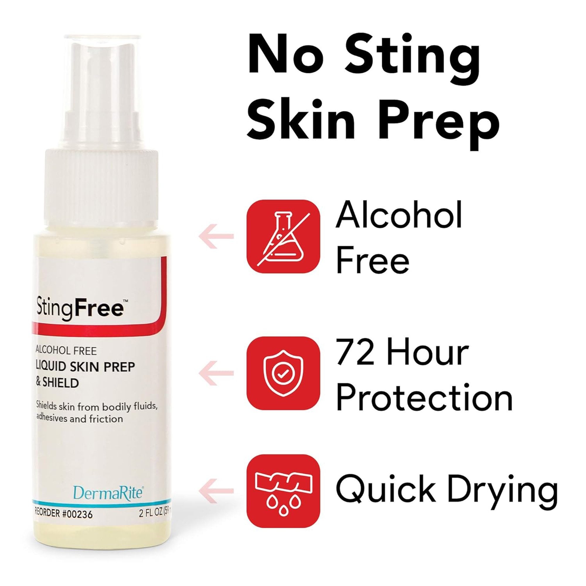 StingFree™ Scented Skin Protectant, 2 oz. Spray Bottle (12 Units)