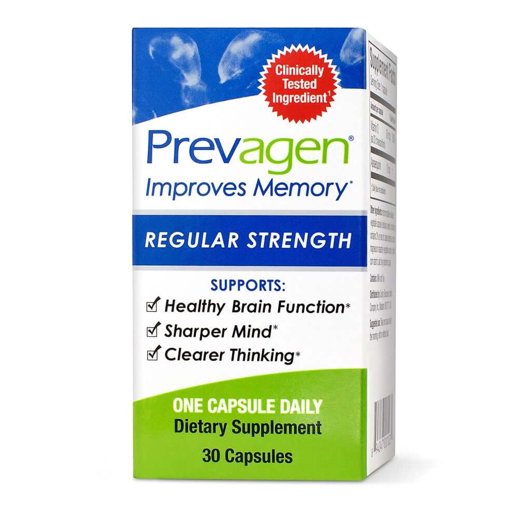 Brain Health Supplement Prevagen® Vitamin D / Apoaequorin 50 mcg / 10 mg Strength Capsule 30 per Bottle (1 Unit)