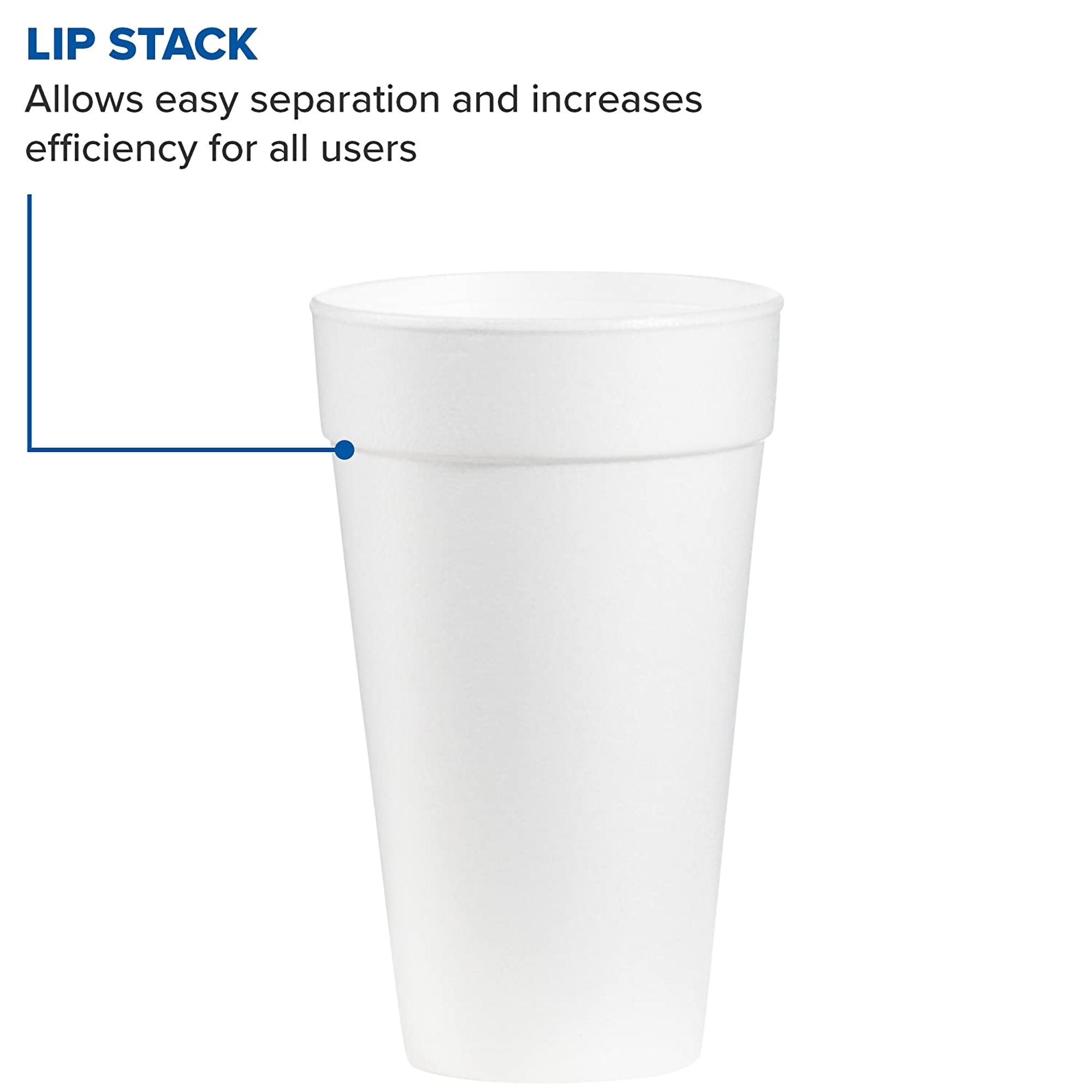 WinCup® Styrofoam Drinking Cup, 24 ounce (300 Units)