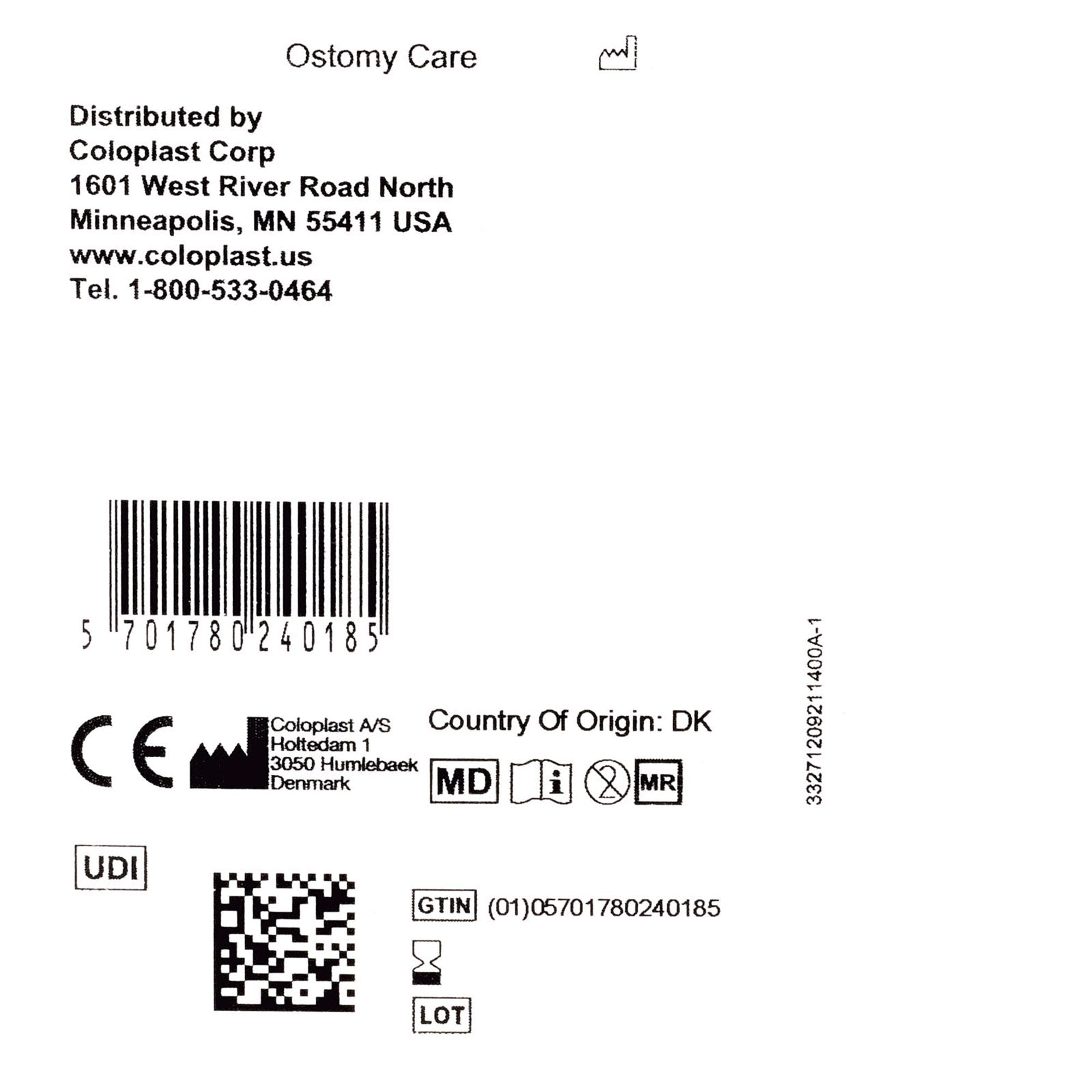 Ostomy Seal Brava® Convex, Starter Hole 1-3/16 Inch (30mm) (10 Units)