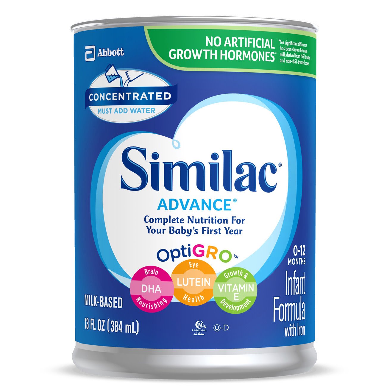 Similac® Advance® Liquid Concentrate Infant Formula, 13-ounce Can (12 Units)