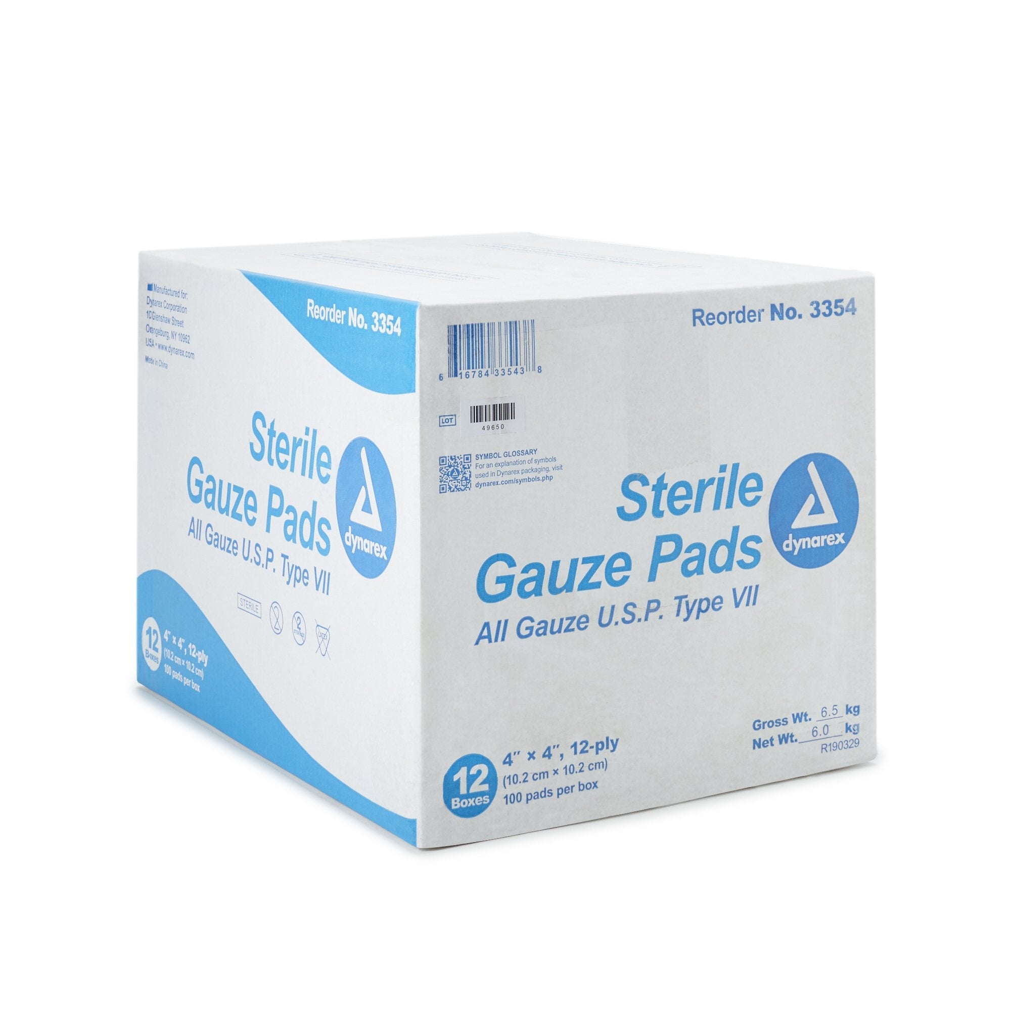 Dynarex® Sterile Gauze Sponge, 4 x 4 Inch (1 Unit)