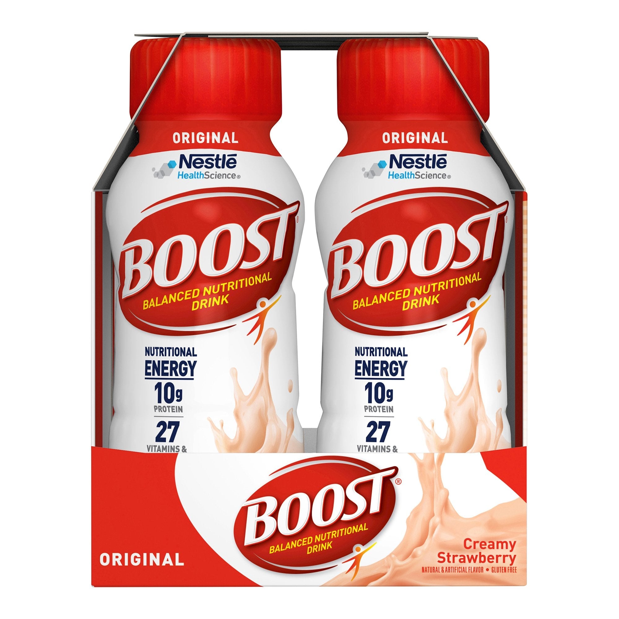 Boost® Original Strawberry Balanced Nutritional Drink, 8 oz. Bottle (6 Units)