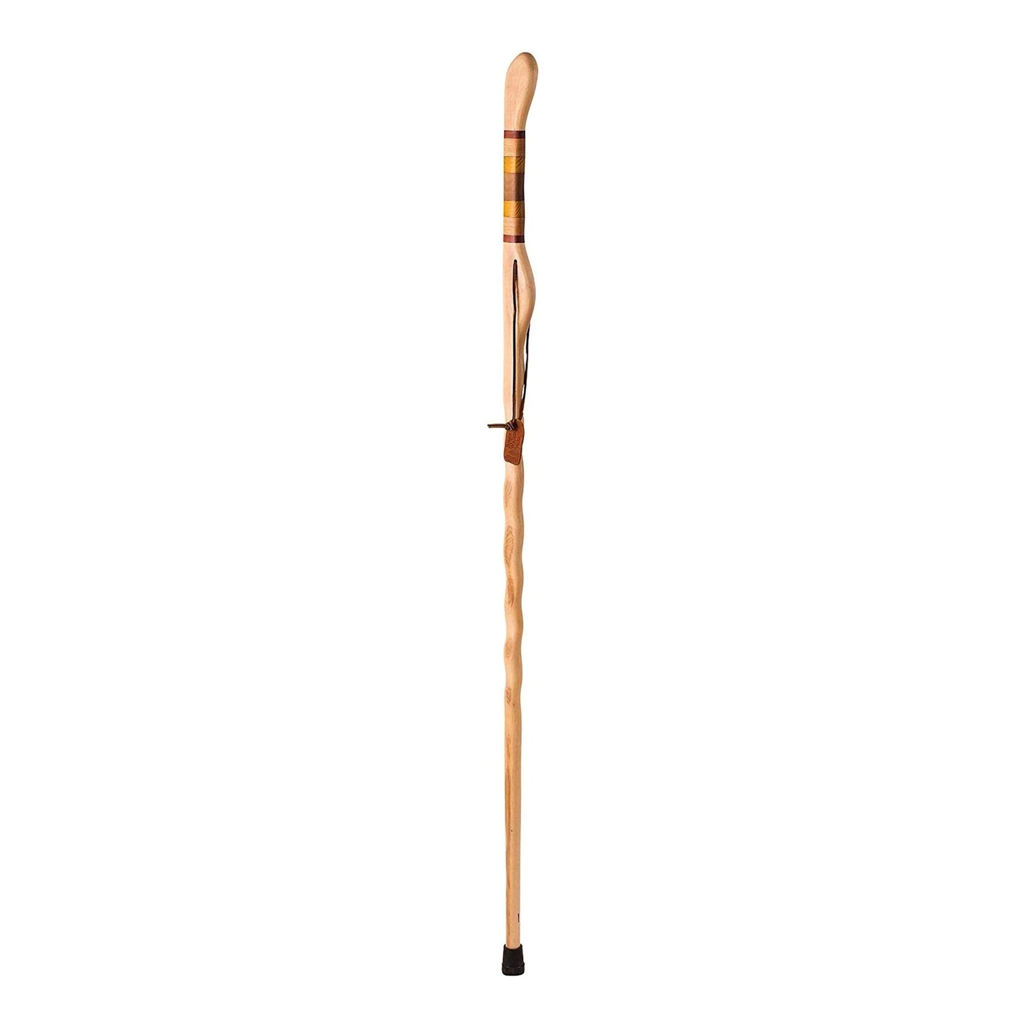 Brazos™ Twisted Hickory Texas Safari Hitchhiker Handcrafted Walking Stick, 58-Inch (1 Unit)