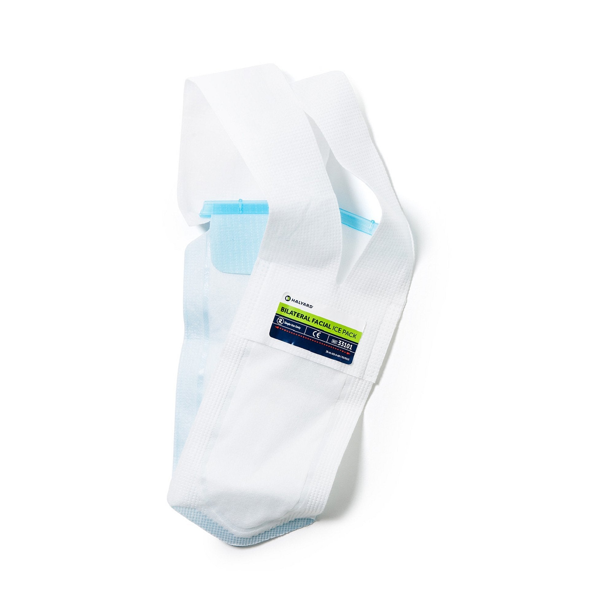 Halyard Bilateral Facial Ice Bag, 5 x 12 Inch (12 Units)