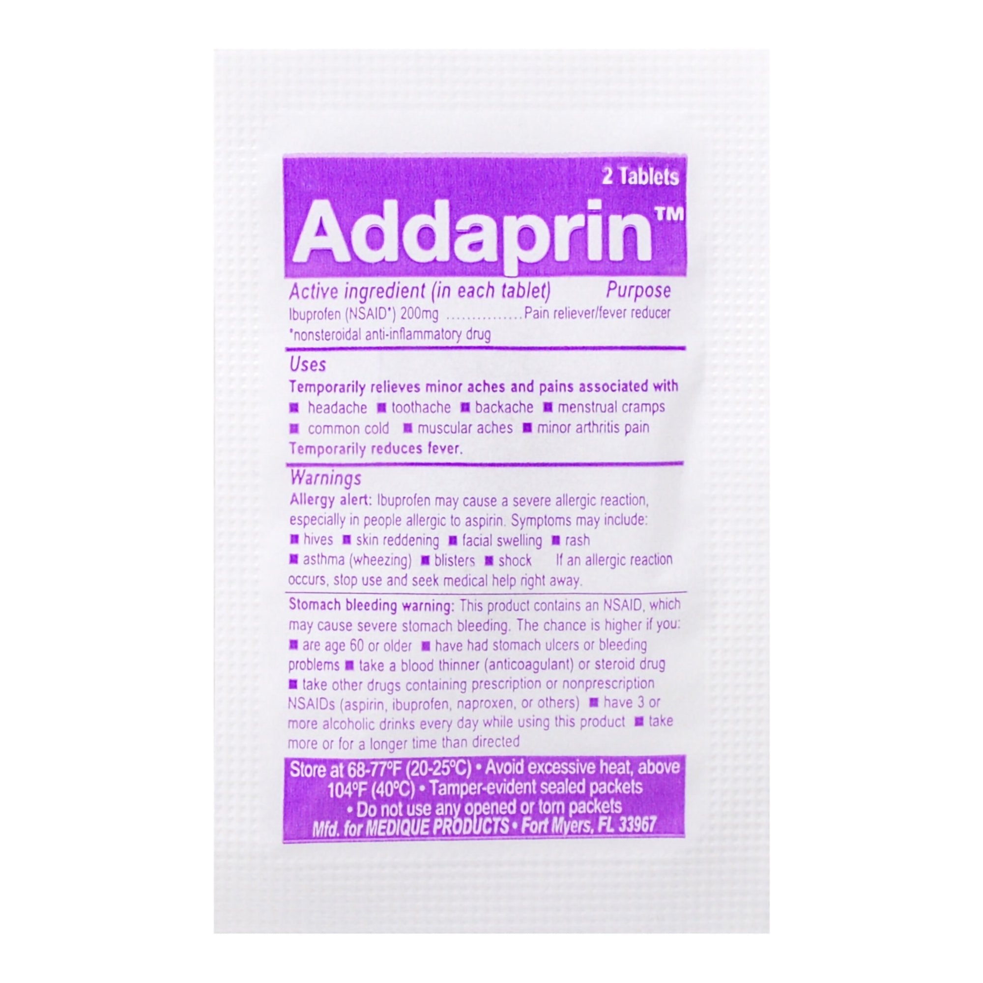 Addaprin™ Ibuprofen Pain Relief (250 Units)