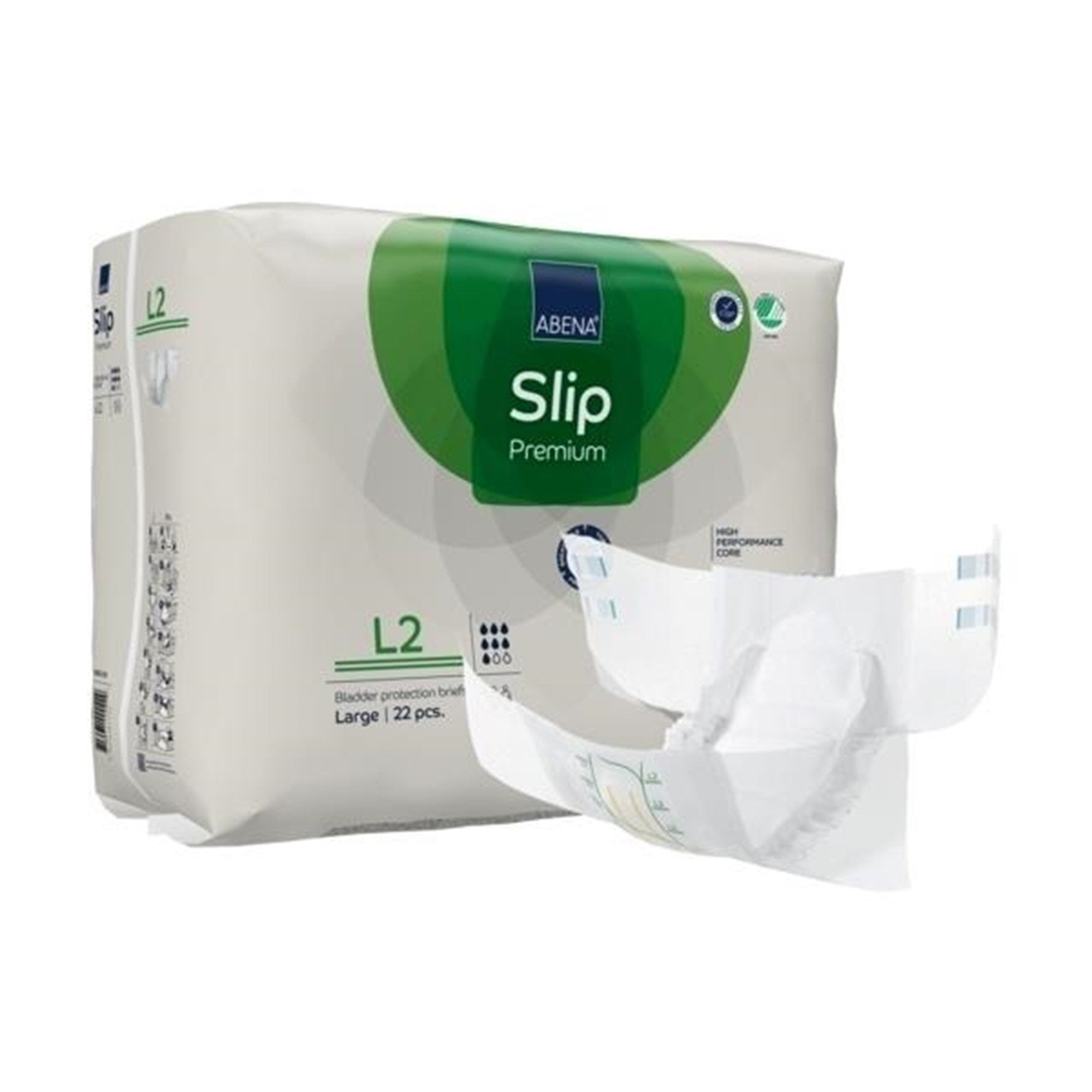 Abena® Slip Premium L2 Incontinence Brief, Large (22 Units)