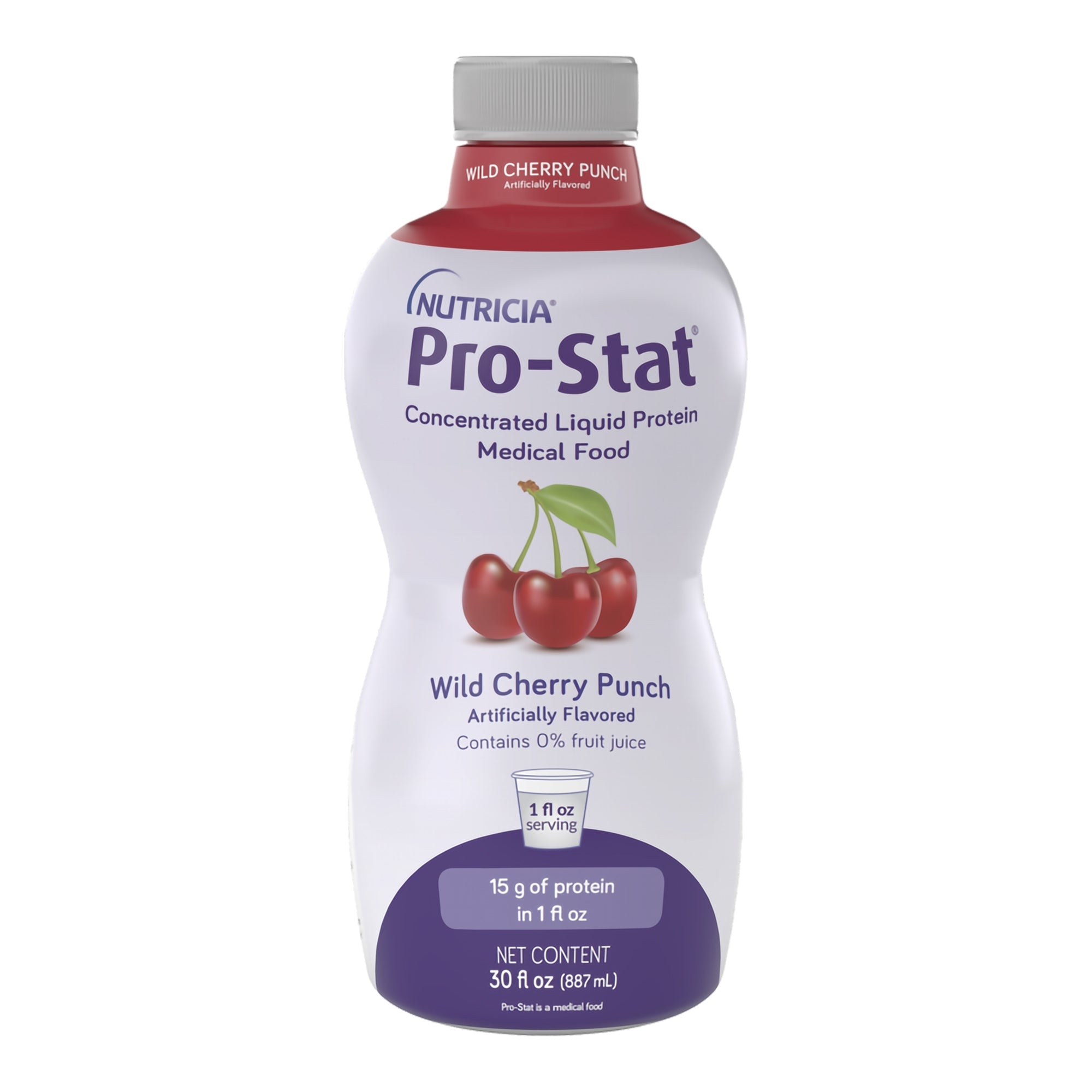 Pro-Stat® Sugar-Free Wild Cherry Liquid Protein, 30oz - Medical Food Supplement