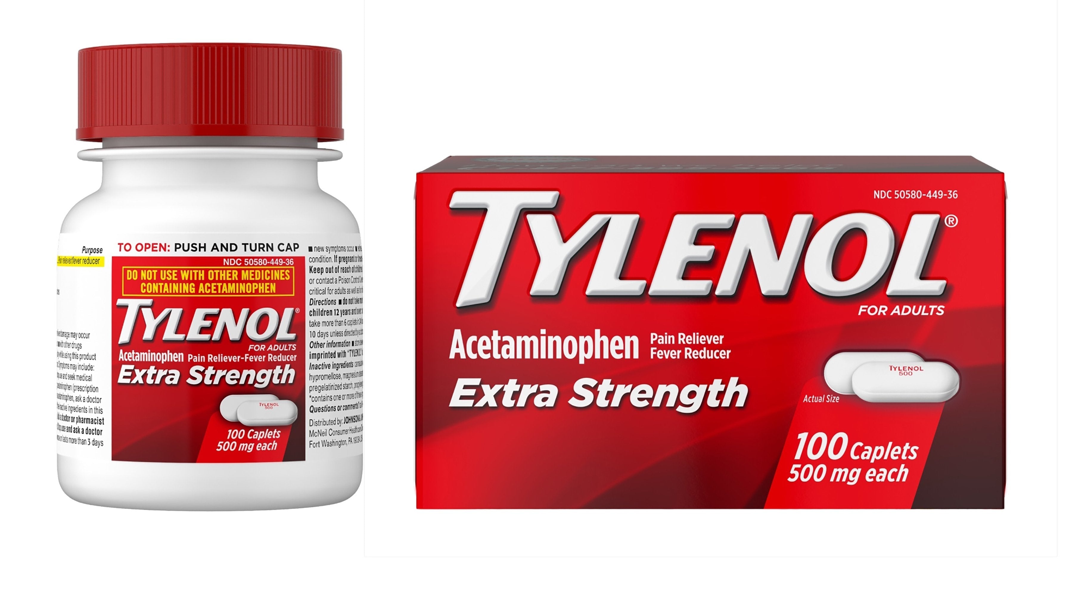 Tylenol® Extra Strength Caplets (48 Units)