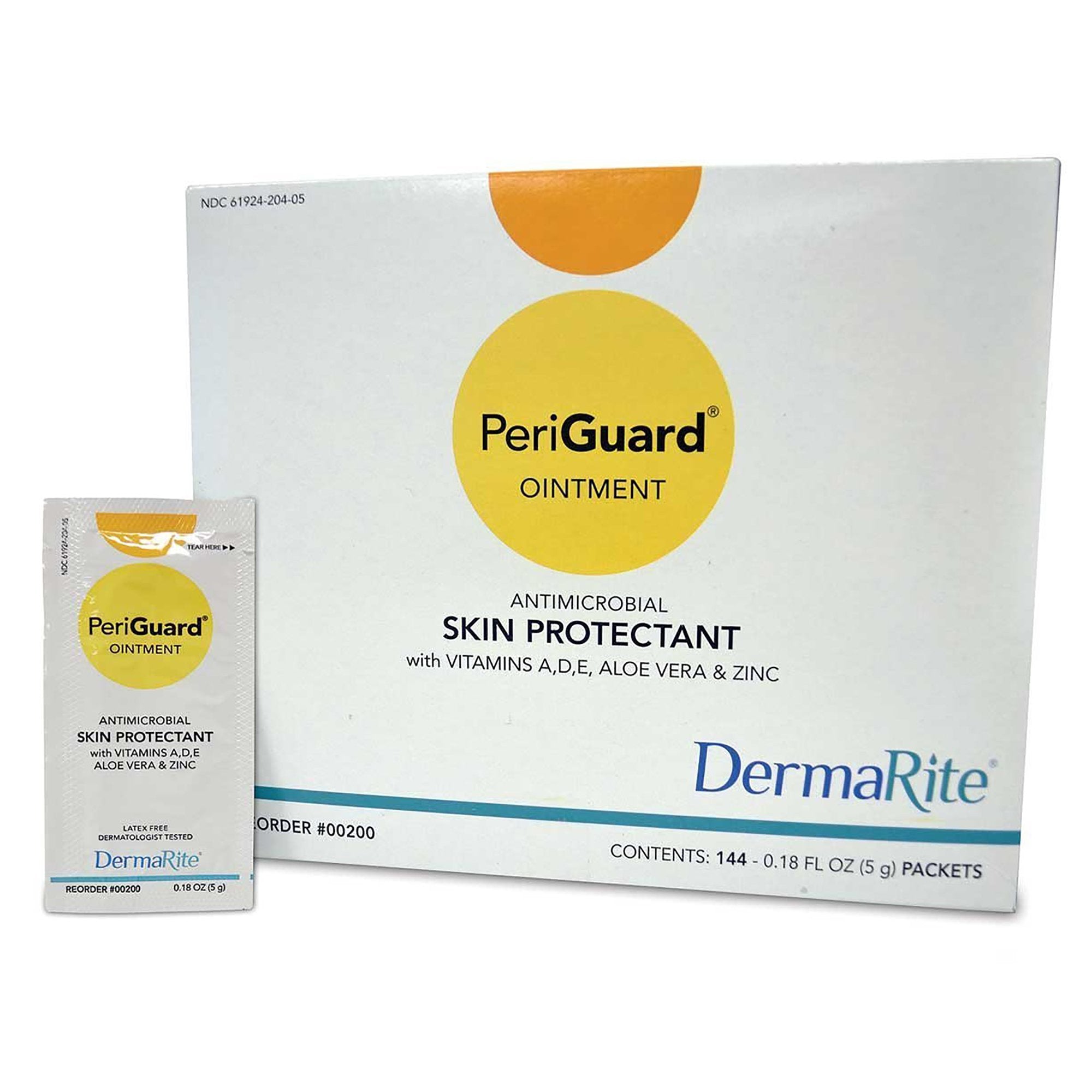 DermaRite PeriGuard Skin Protectant Scented Ointment, 5g Individual Packet (144 Units)