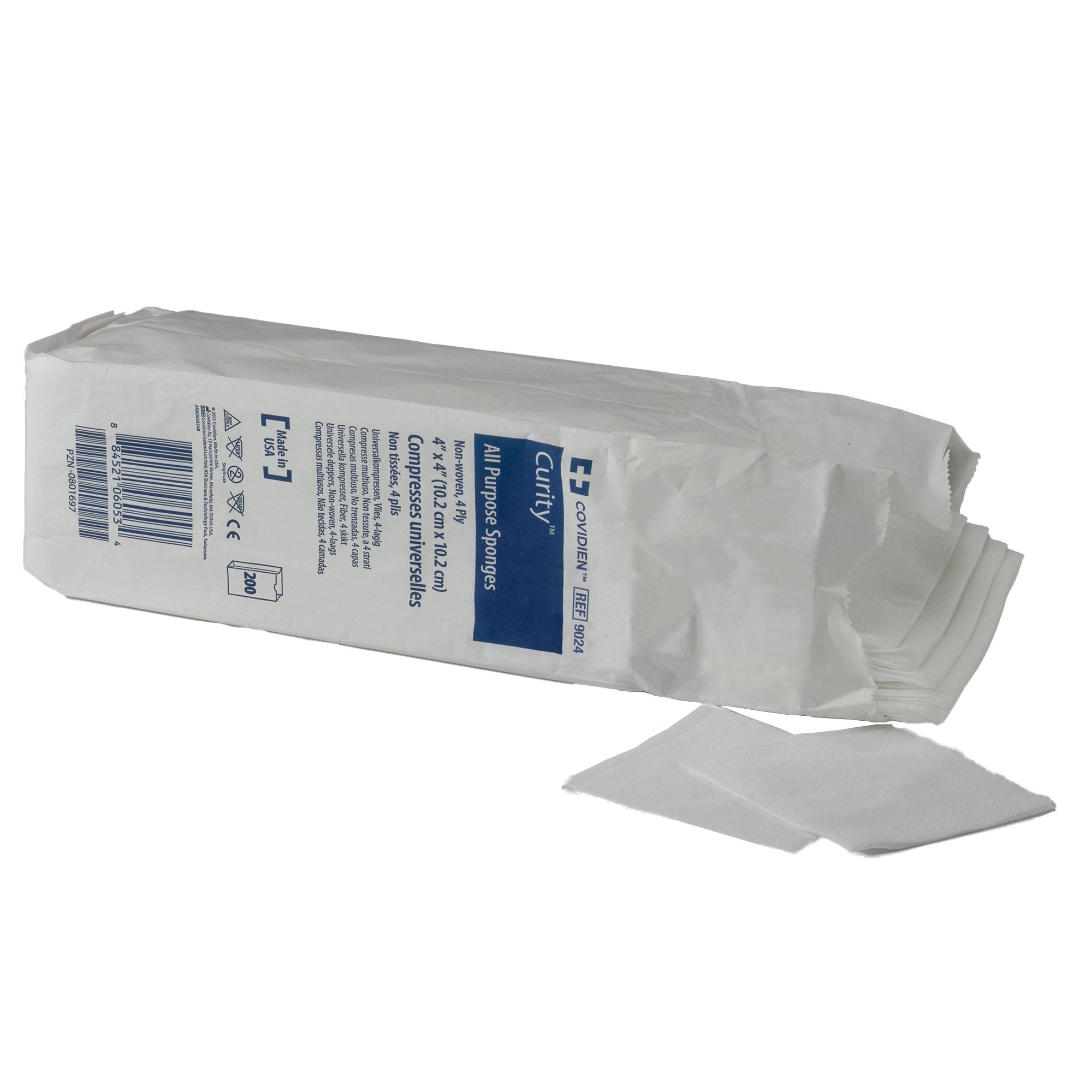 Curity™ NonSterile Nonwoven Sponge, 2 x 2 Inch (5000 Units)