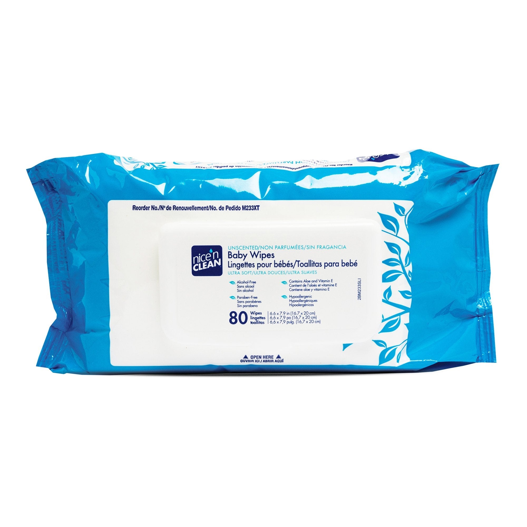 Nice’n Clean® Unscented Baby Wipes, Soft Pack (960 Units)