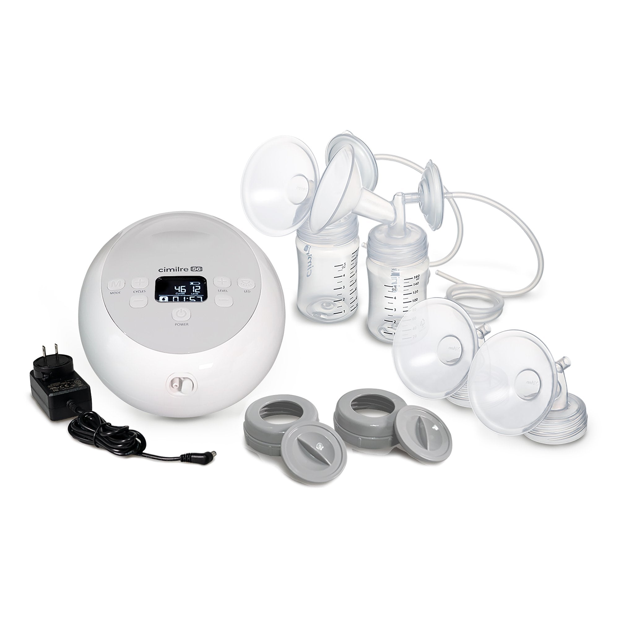 Double Electric Breast Pump Kit Cimilre® S6 (1 Unit)