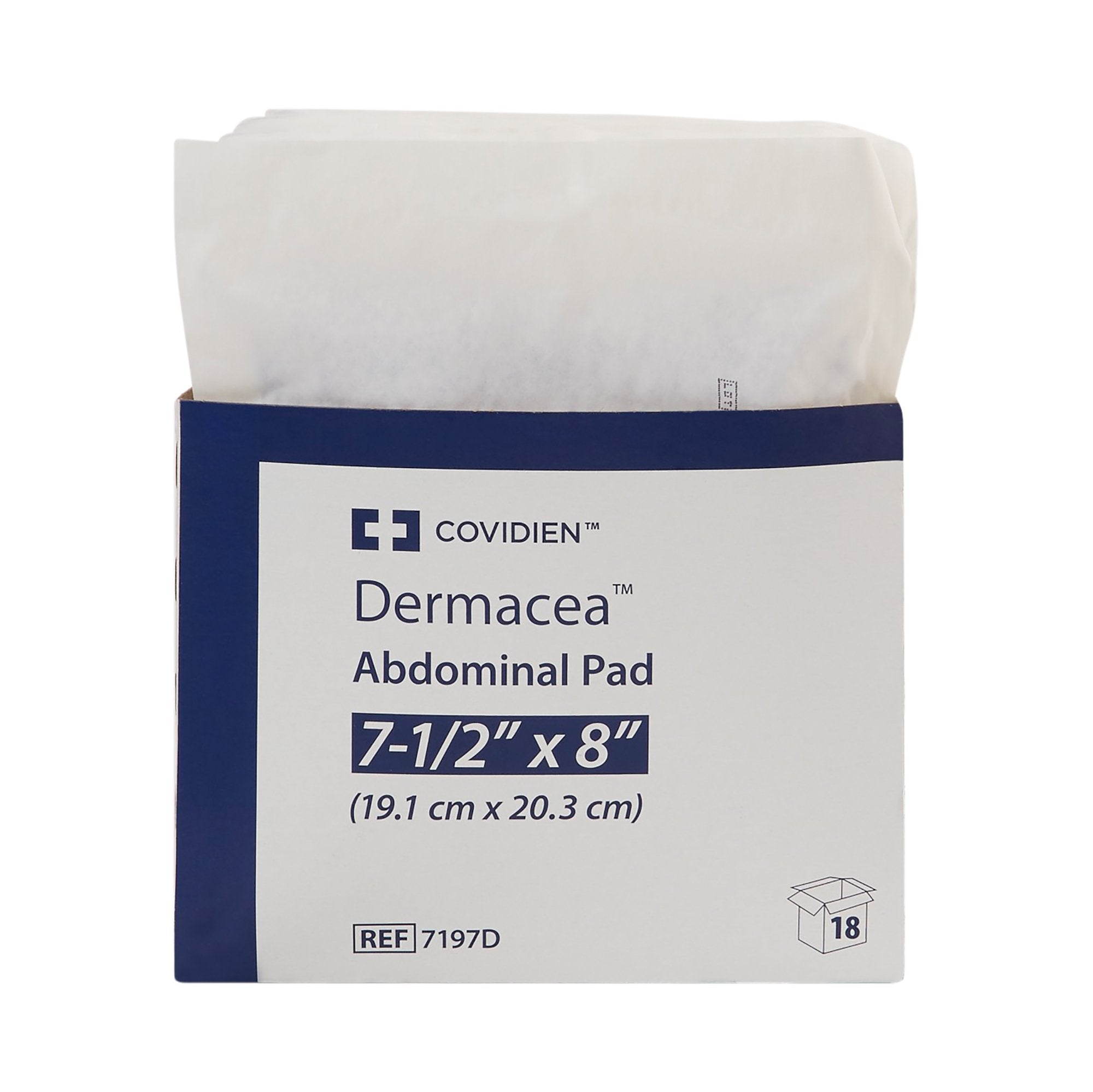 Dermacea™ Sterile Abdominal Pad, 7-1/2 x 8 Inch (18 Units)