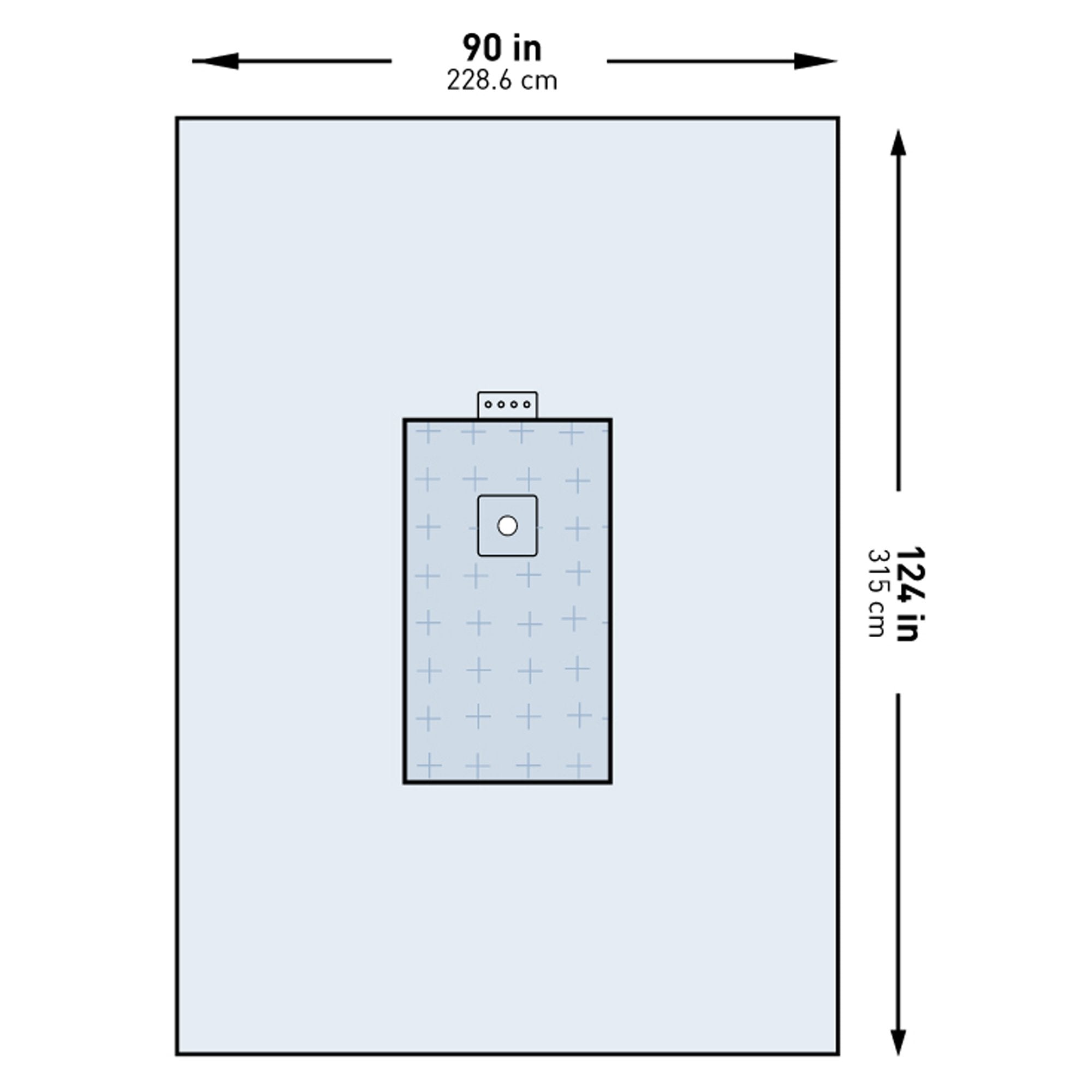 McKesson Sterile Universal Extremity Orthopedic Drape, 90 x 124 Inch (1 Unit)