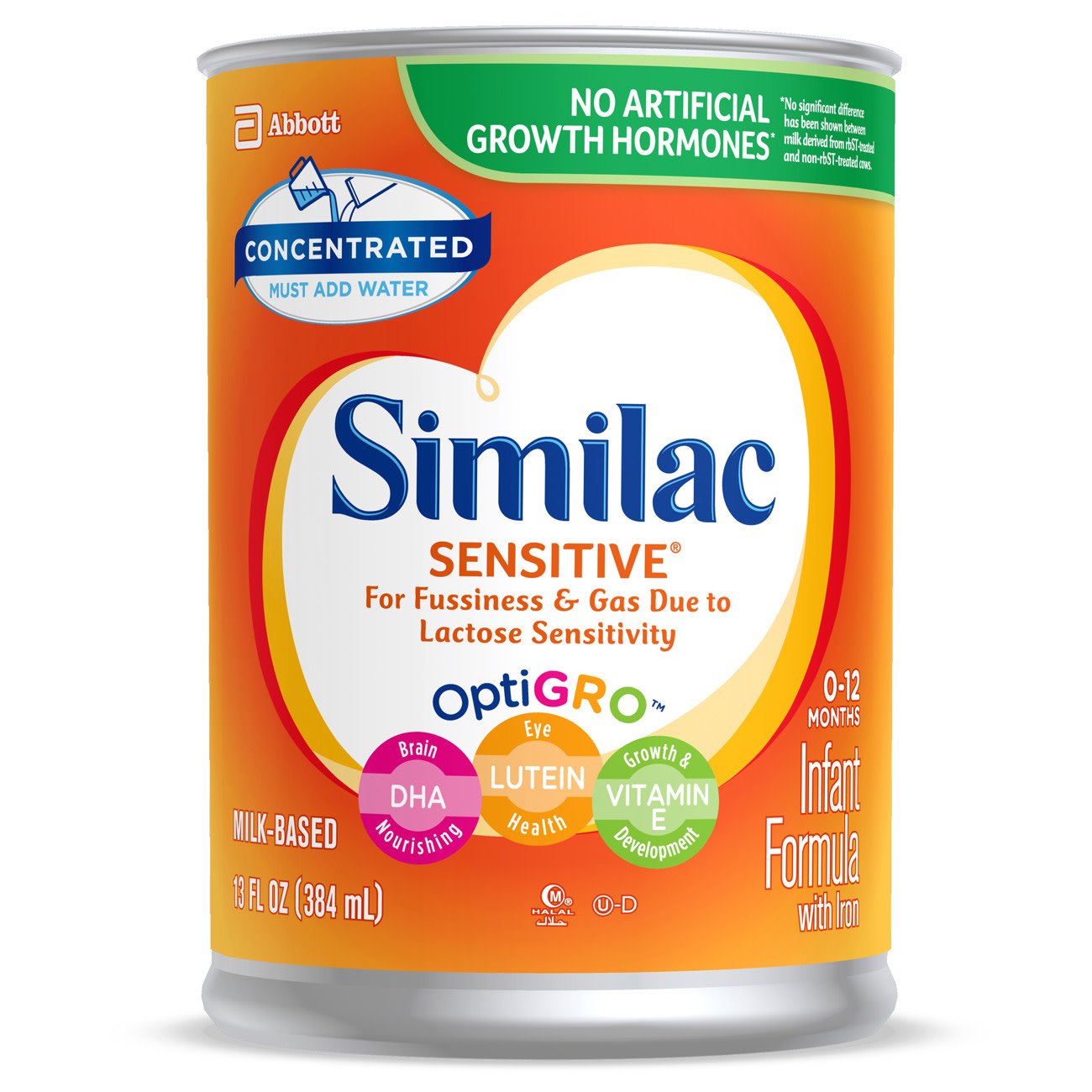 Similac® Sensitive® Infant Formula, 13 oz. Can (12 Units)