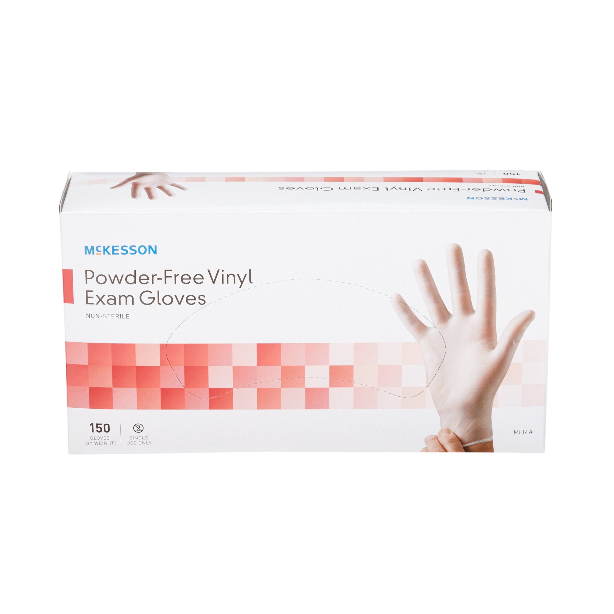 McKesson Vinyl Exam Glove, Extra Small, Clear (150 Units)