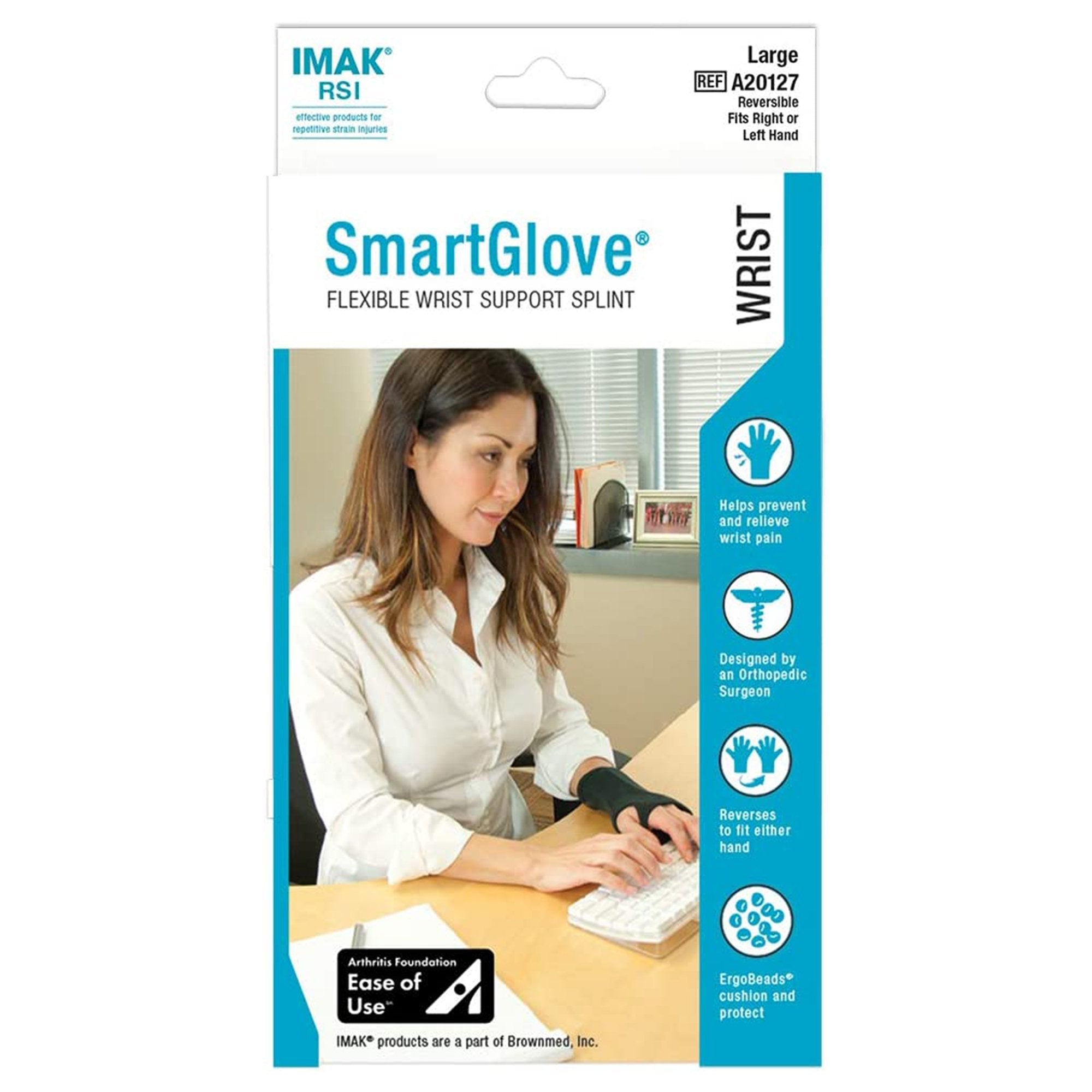 IMAK® SmartGlove Wrist Splint, Large (1 Unit)